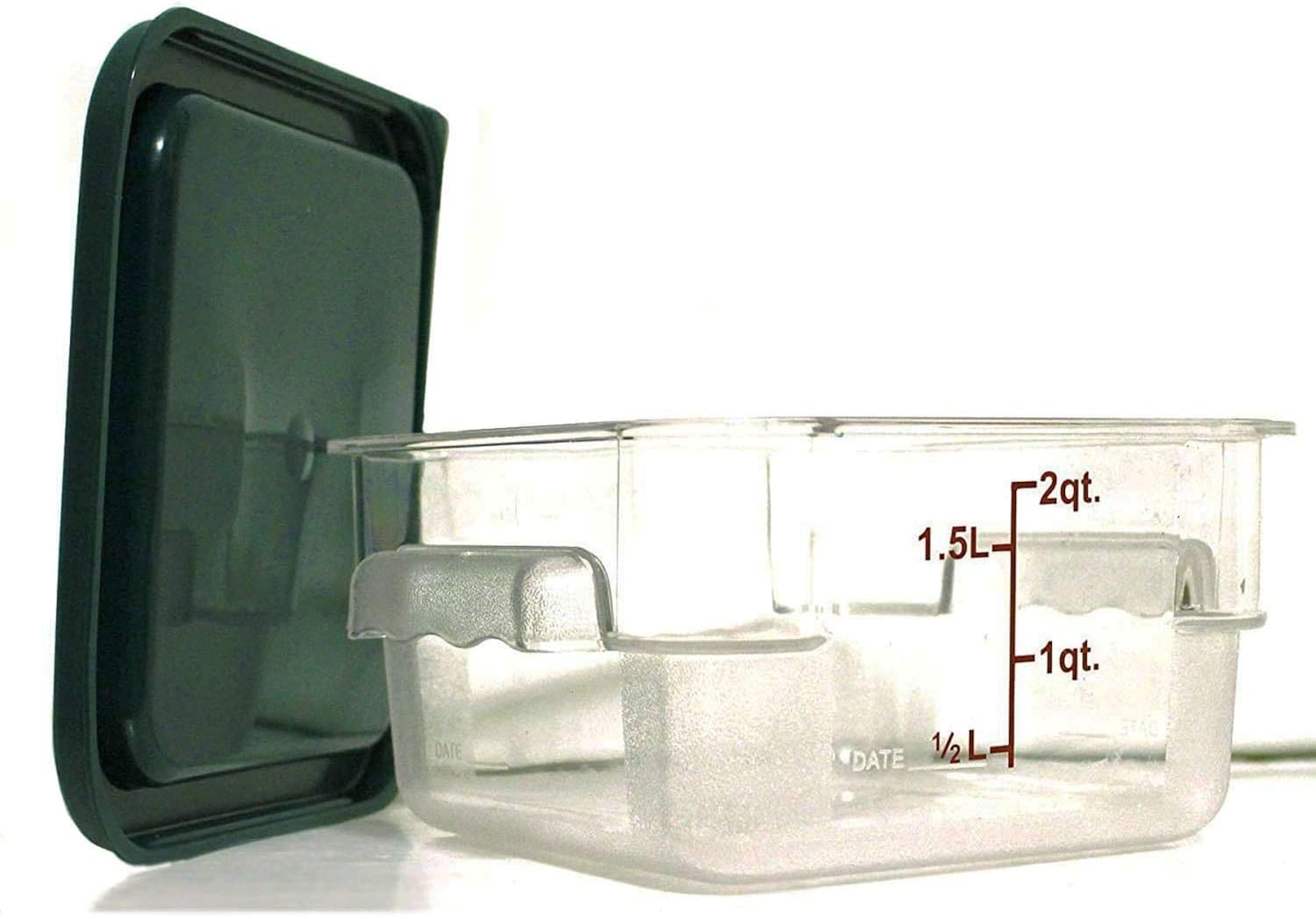 Tiger Chef Food Storage Containers with Lids - Plastic Container Set for Pantry Storage- 2 Qt - 4 Pack for Sugar, Flour, Cereal,