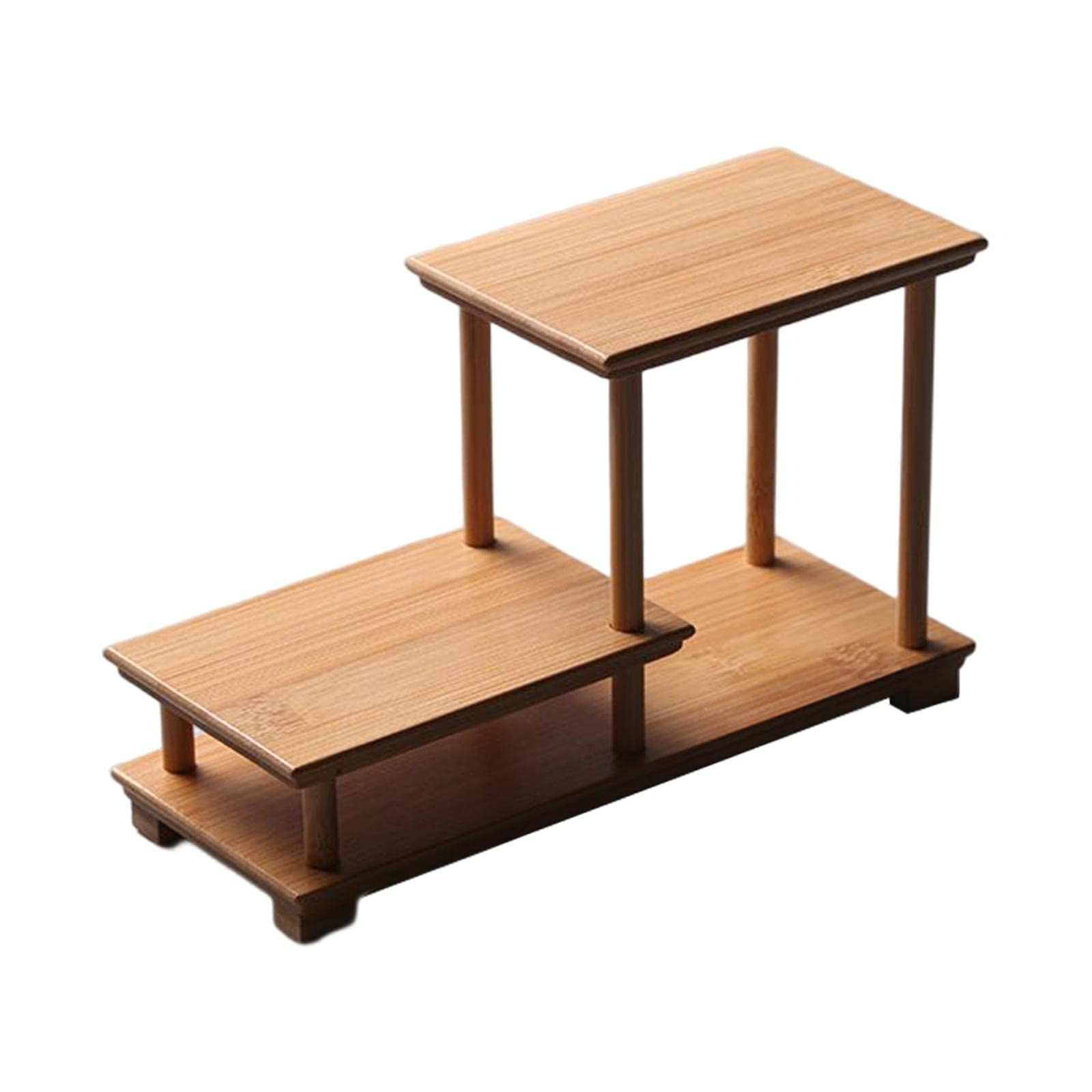 Atorse Spice Rack Storage Shelves Showcase Fixtures For Model Collectibles Cosmetic A