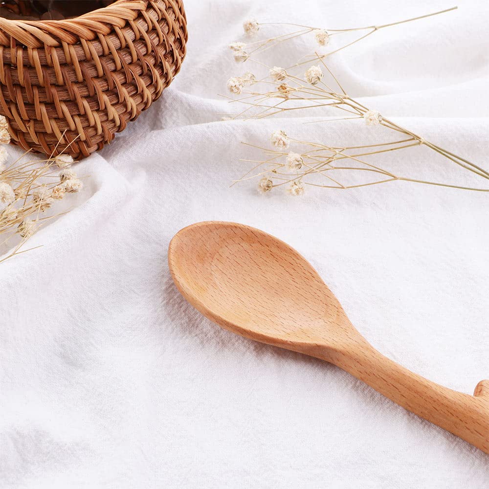 3Pcs Wooden Twig Spoons,Long Handle Soup Spoon Natural Wood Coffee Scoop, Creative Branch Shape Ladle Spoon For Soup Cooking Mix