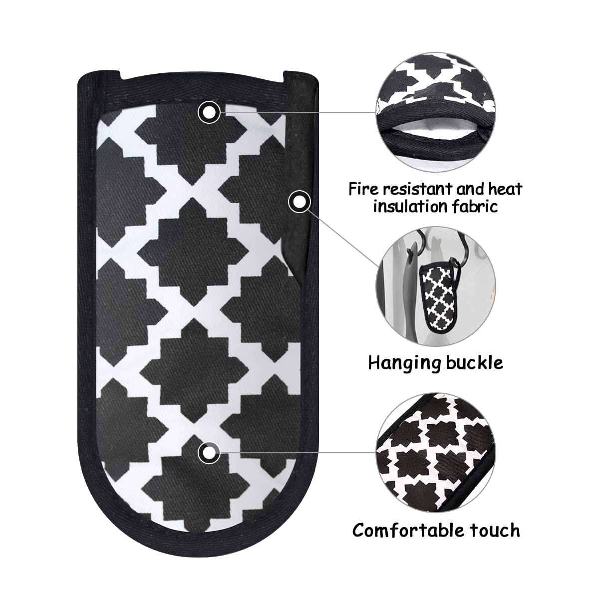 3 Pieces Hot Pot Handle Holder Cover For Kitchen Heat Resistant Hot Handle Sleeve Holder Cast Iron Pan Skillet Handle Cover Poth