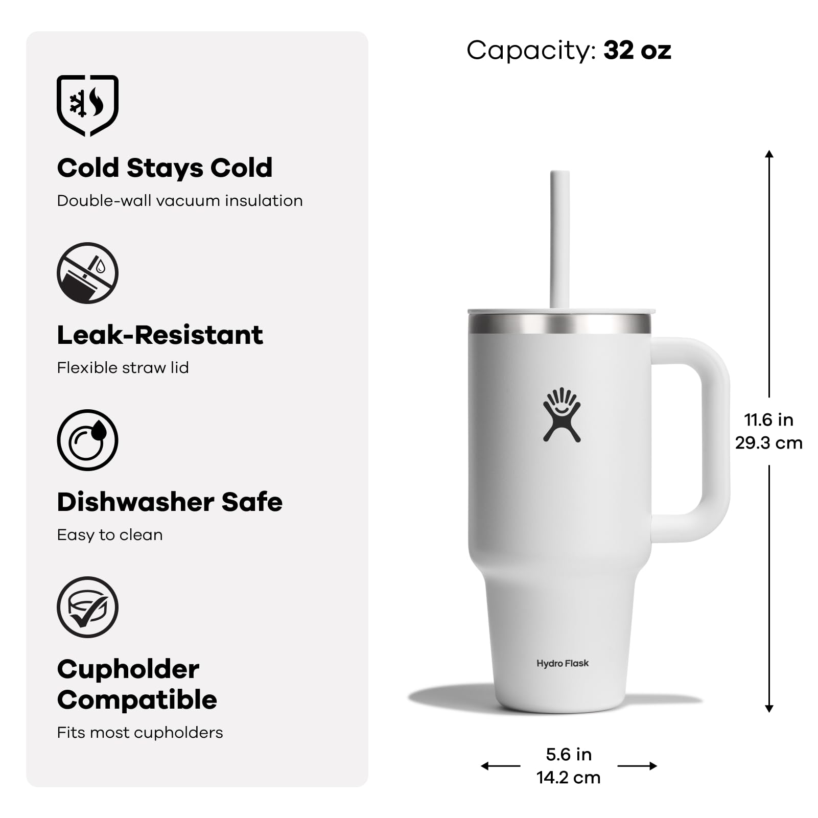 Hydro Flask All Around Travel Tumbler Dew 32 Oz