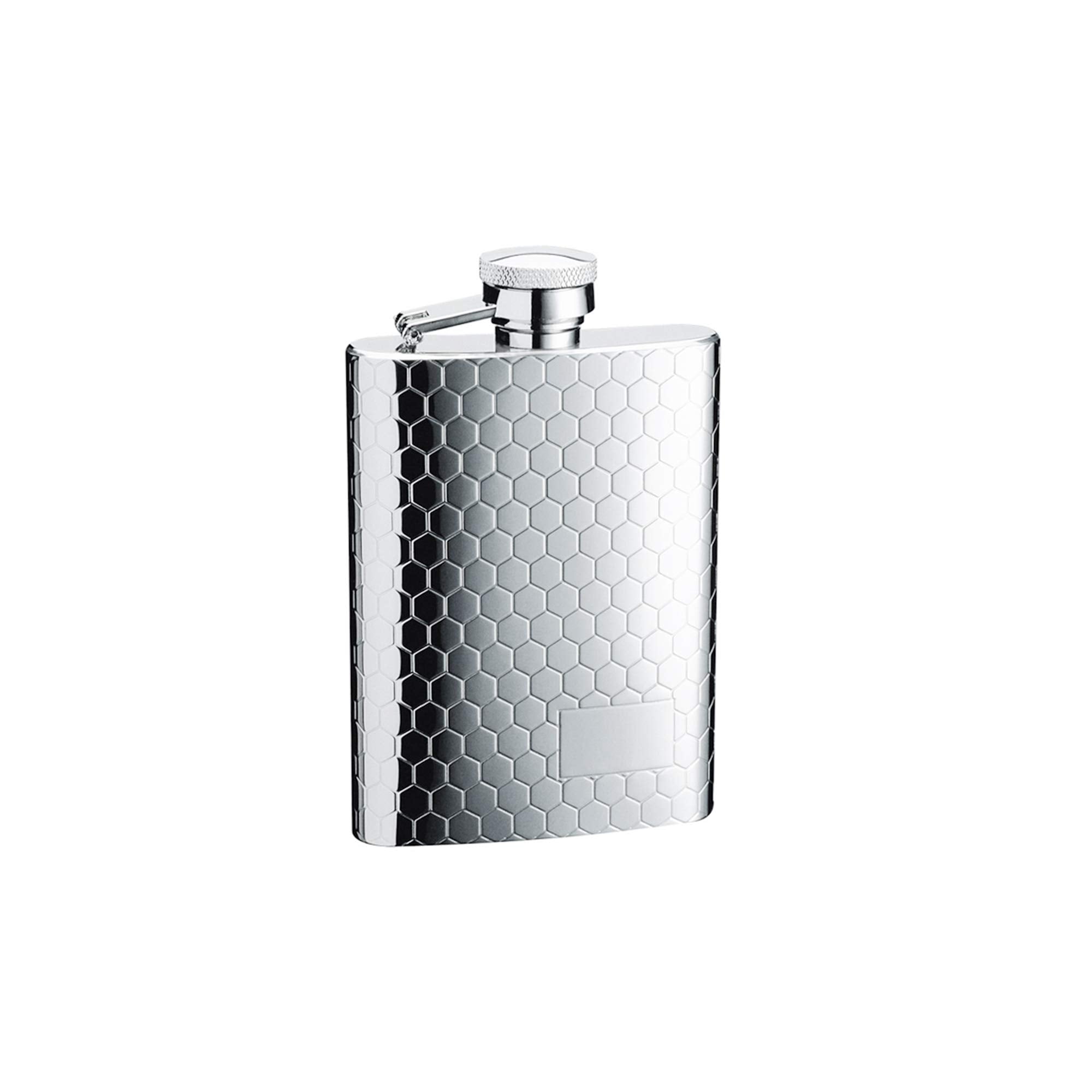 iSavage 4oz Hip Flask with Engraved Honeycomb DesignYM153