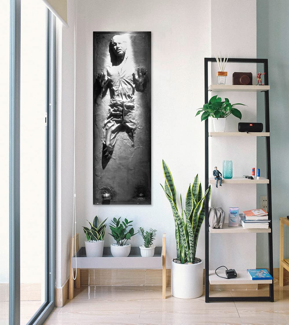 Poster Stop Online Star Wars Episode Vi - Return Of The Jedi - Movie Door Poster/Print (Han Solo In Carbonite) (Size 21'' X 62''