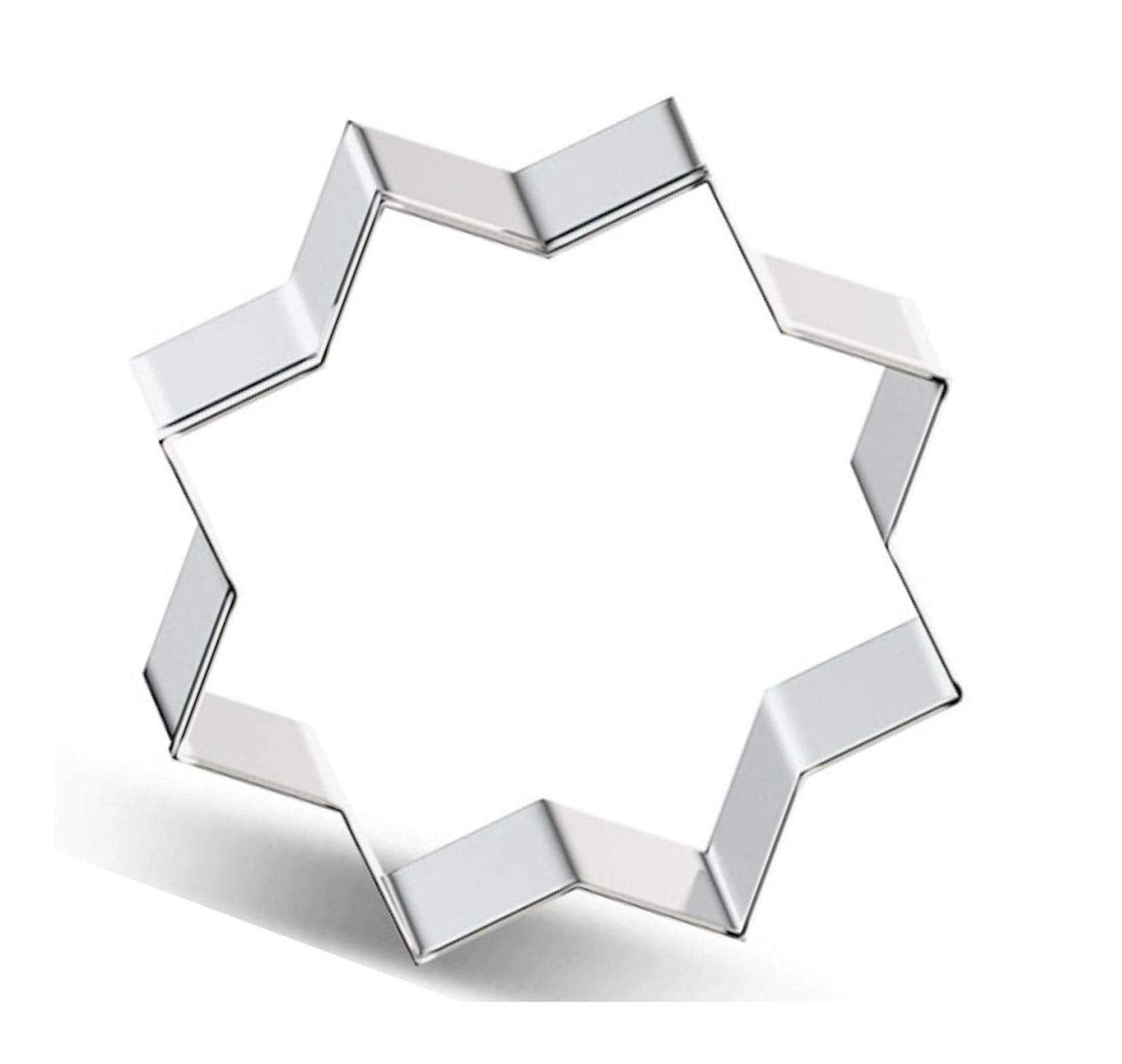 Wjsyshop Octagon Eight Pointed Star Cookie Cutter