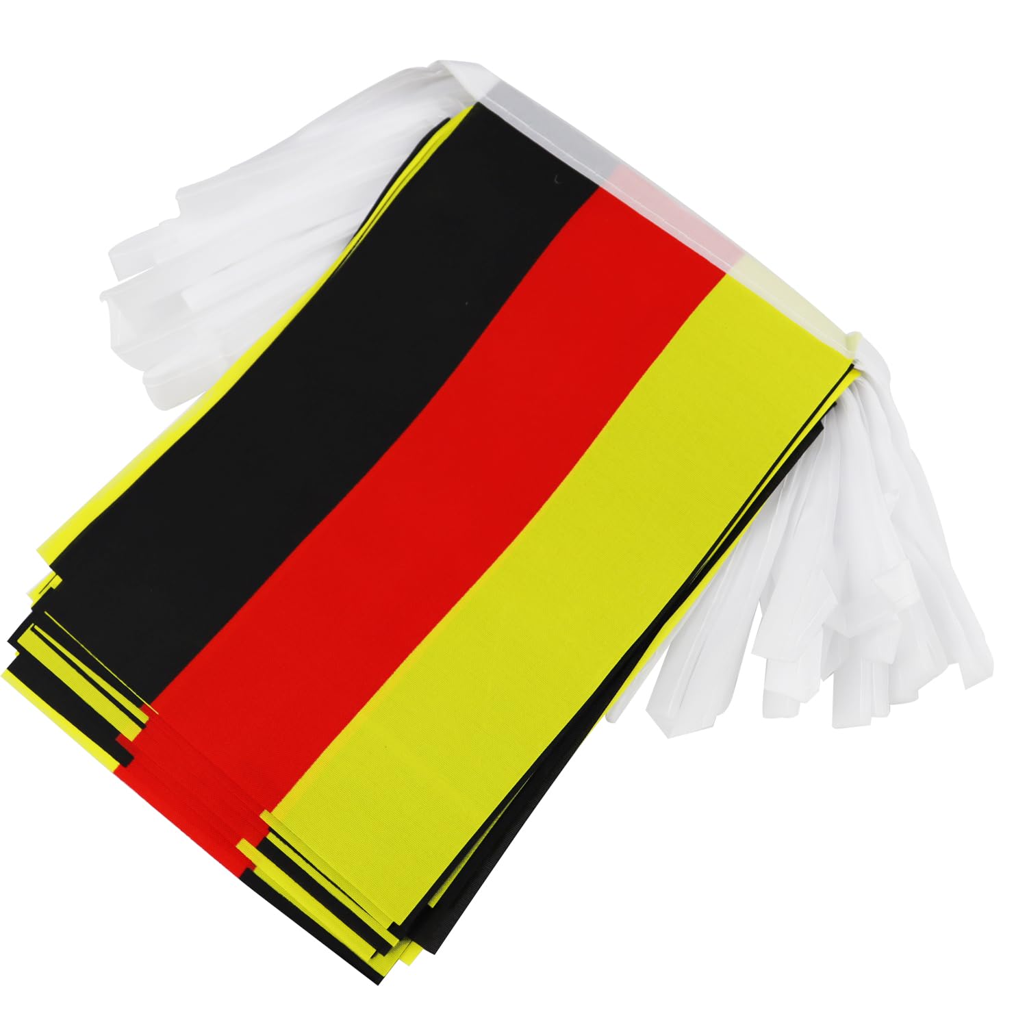 Germany String Flag Pennant Banner - 38 Flags, 42 Feet Small Mini German Flags Bunting Banner For Country Decoration, School, Pa