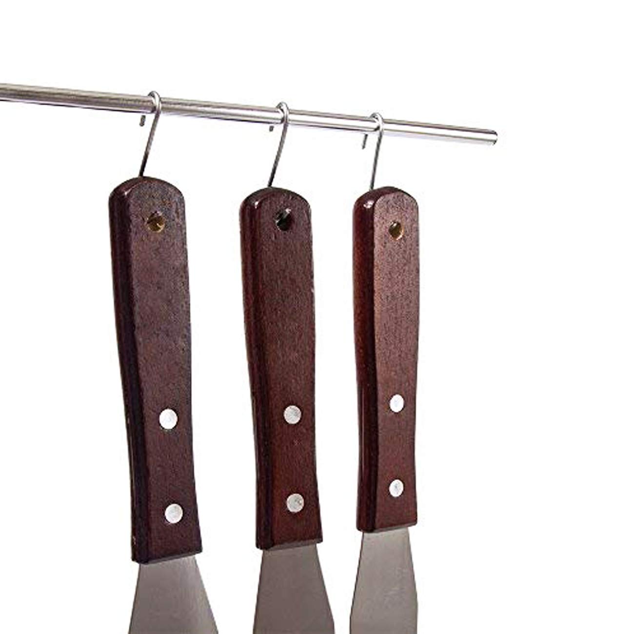 Acronde 4Pcs Straight Cake Icing Spatula Set 4    6    8    10    Professional Stainless Steel Cake Decorating Frosting Spatulas