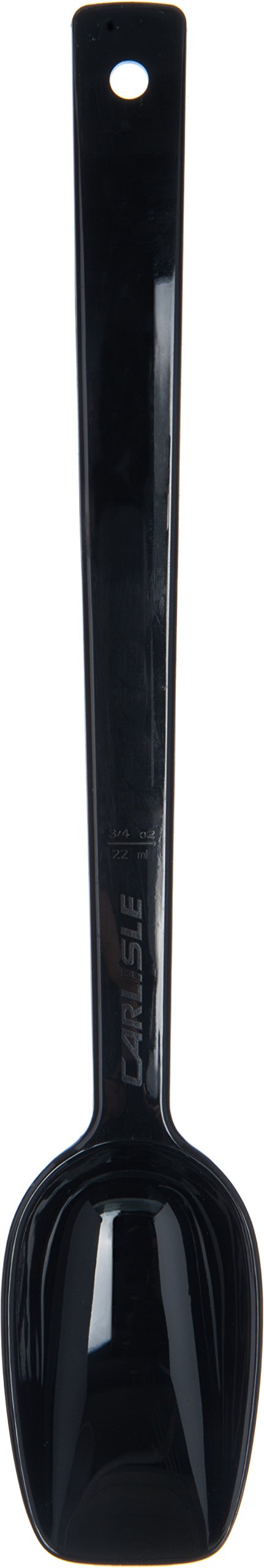 Carlisle Foodservice Products Plastic Solid Spoon, 10 Inches, Black
