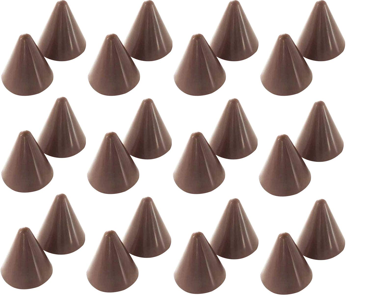 Silikomart Professional Sf131 Silicone Baking Mold Cone 0.10 Oz Volume, 0.71'' Diameter X 1.18'' High, 66 Cavities (1 Each)