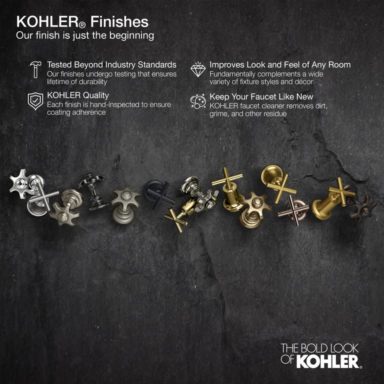 Kohler 14377-2Mb Purist Pivoting Toilet Paper Holder Wall Mount, Metal Toilet Paper Holder, Vibrant Brushed Moderne Brass
