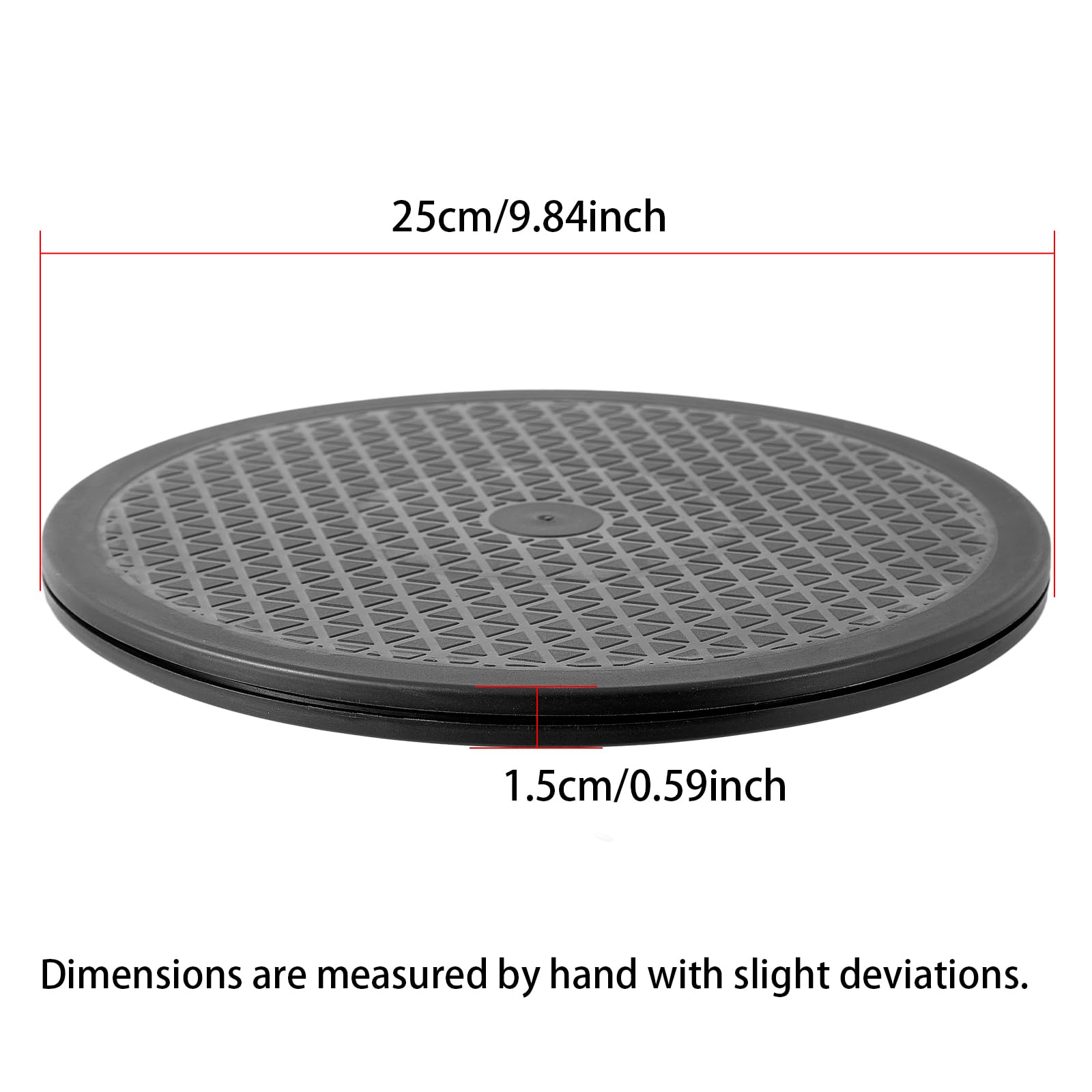 2 Pcs (10 Inch) Heavy Duty Rotating Swivel Stand - Lazy Susan With Steel Ball Bearings For Model Base/Rotating Plants/Crafts Sta