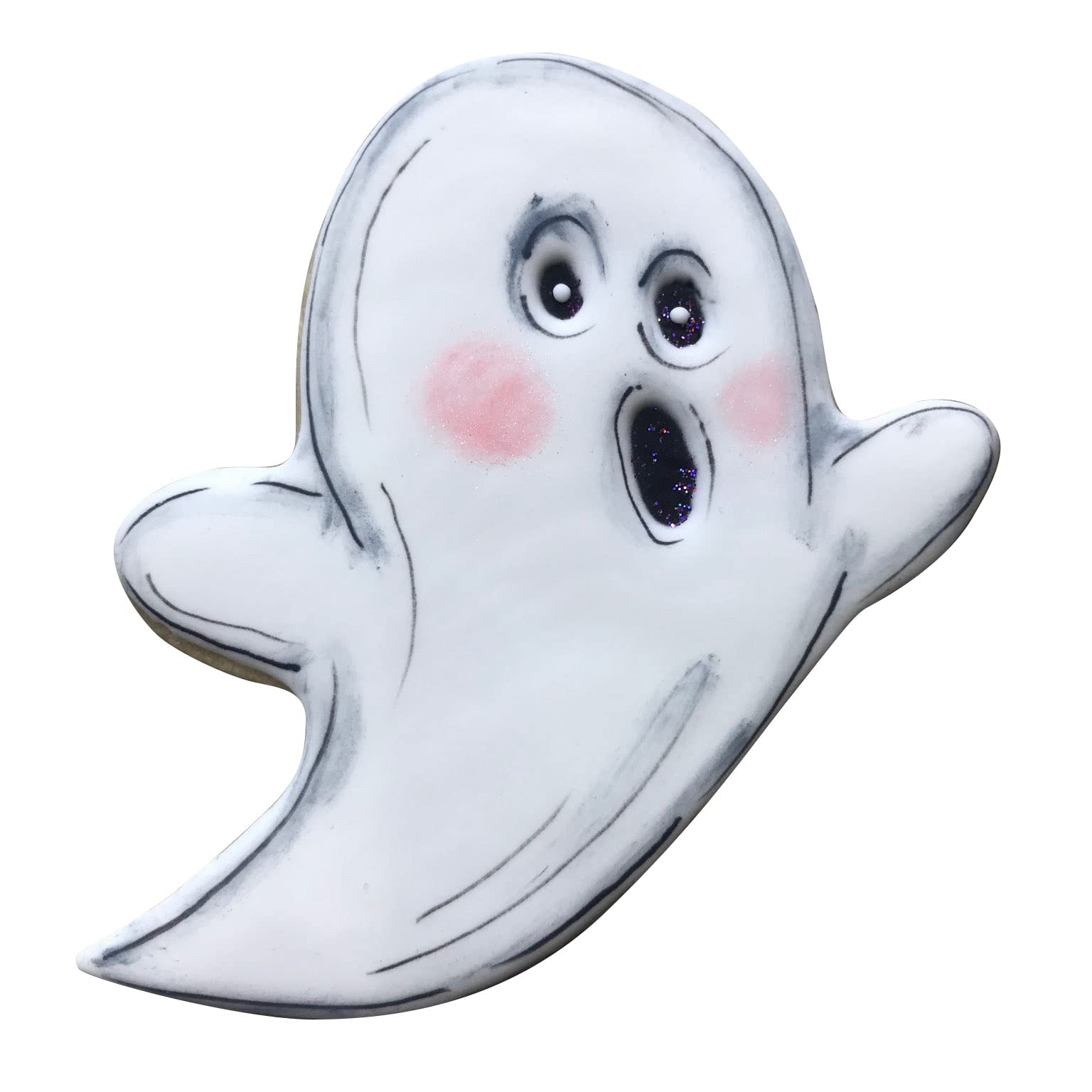 Liliao Ghost Cookie Cutter For Halloween - 3.96 Inch - Stainless Steel