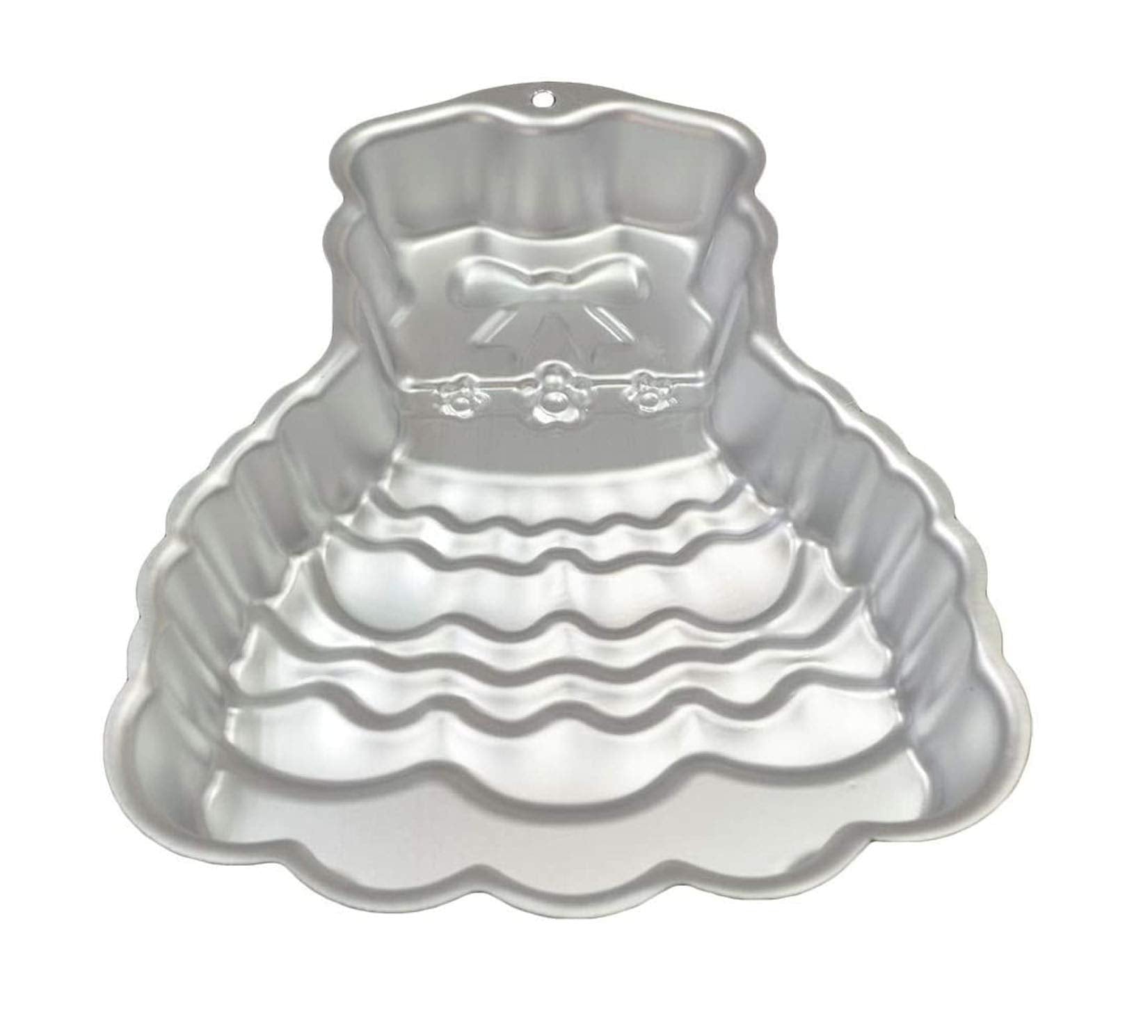 Zdywy 10 Inch Princess Dress Shaped Aluminum 3D Baking Mould Cake Mold Tin Birthday Cake Pan - Princess Dress