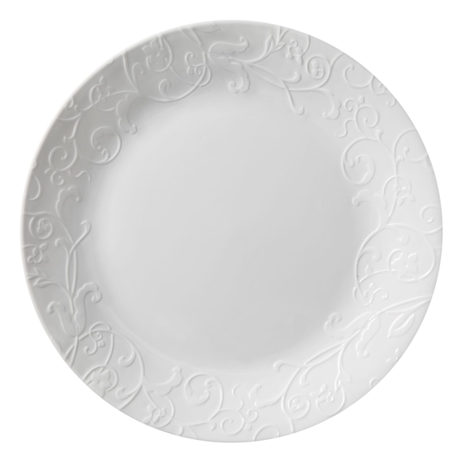 Corelle Embossed Bella Faenza 10.25 Dinner Plate (Set of 8)