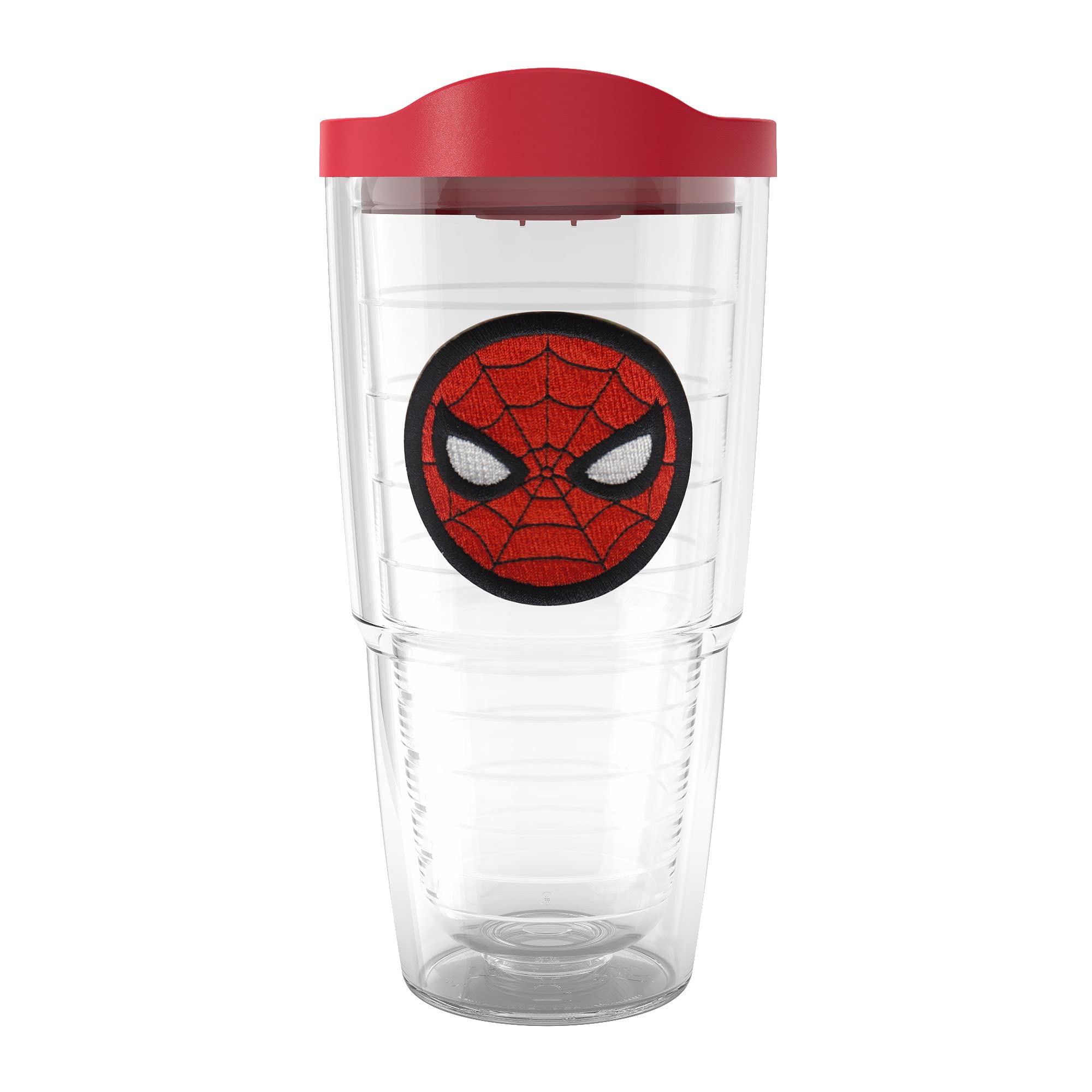 Tervis Marvel SpiderMan Spidey Made in USA Double Walled Insulated Tumbler Travel Cup Keeps Drinks Cold & Hot, 24oz, Classic