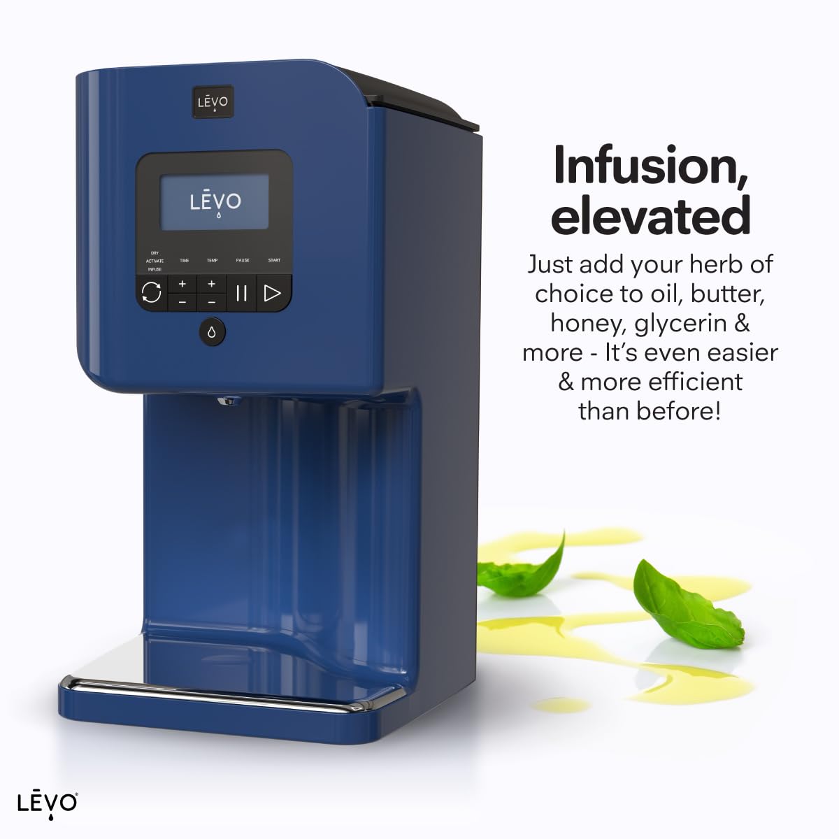 Levo Ii+ - Herbal Oil Infusion Machine Plus Filter Technology - Botanical Extractor, Herb Dryer, Decarboxylator, & Oil Infuser -