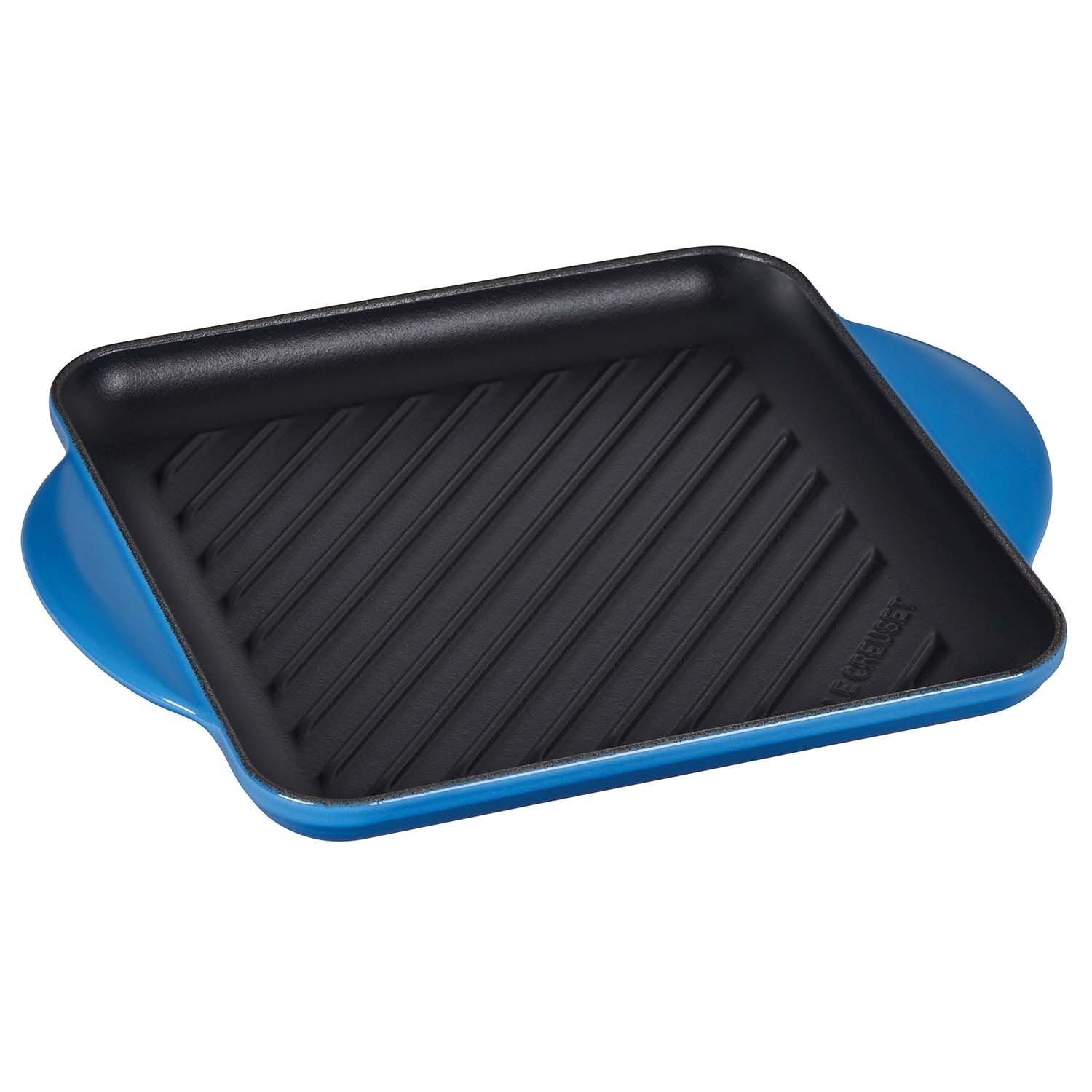 Le Creuset Enamaled Cast Iron Square Grill, 9.5, Marseille