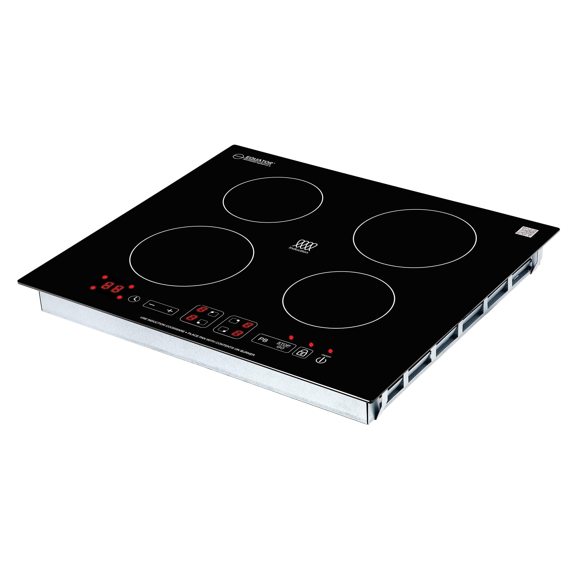 Equator 36'' Built-In 4 Burner Induction Cooktop 9 Level Power Boost 220V