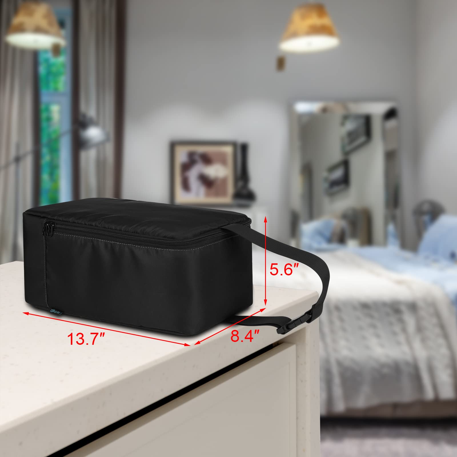 Beautyflier Travel Steamer Bag For Conair Clothes Steamer Storage, Portable Steamer Carrying Case Handheld Steamer Holder Iron C