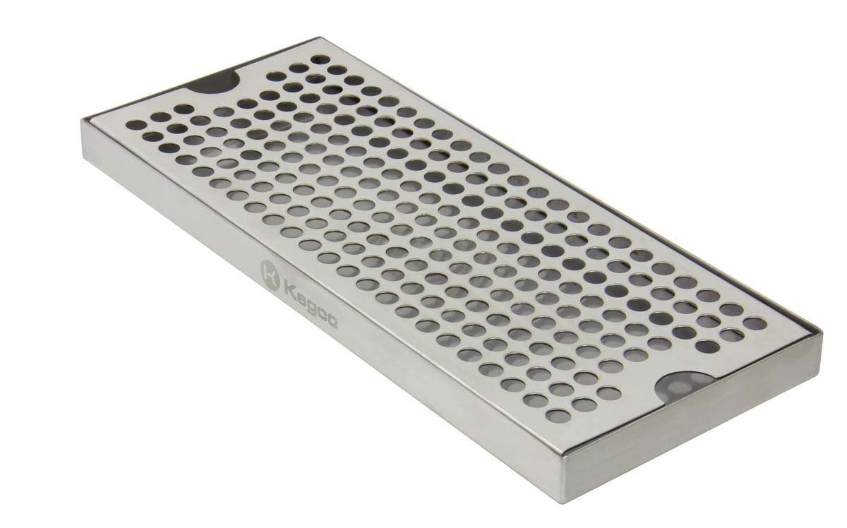 Kegco Kc Dp-125 Drip Tray, Pack Of 1, Stainless Steel