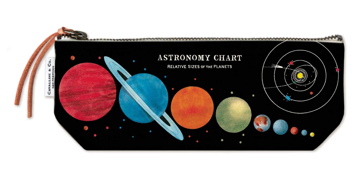 Cavallini Papers & Co. Astronomy Mini Pouch, Multi