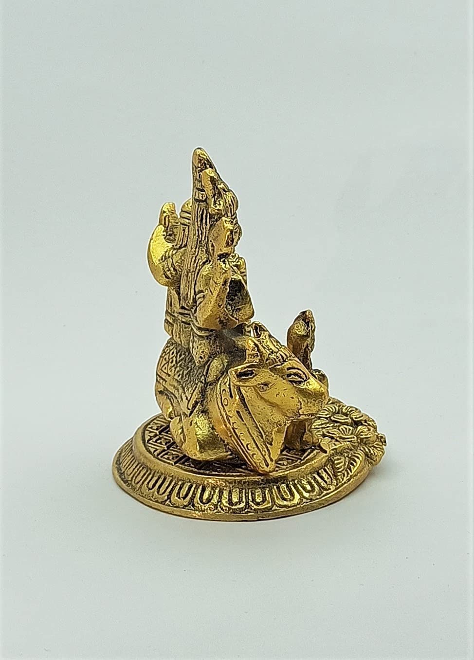 A&S Ventures Metal Shiva Family Idol Murti Statue Shiv Parvati Ganesh Kartik Idol Parivar For Home Puja, Living Room Temple