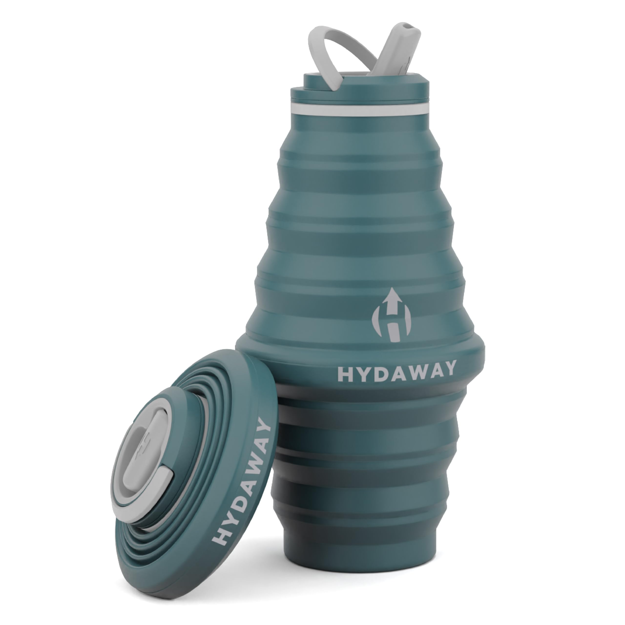 HYDAWAY 25oz Collapsible Travel Water Bottle - BPA-Free, Leakproof, Lightweight, Space-Saving - Perfect for Hiking, Travel, and 