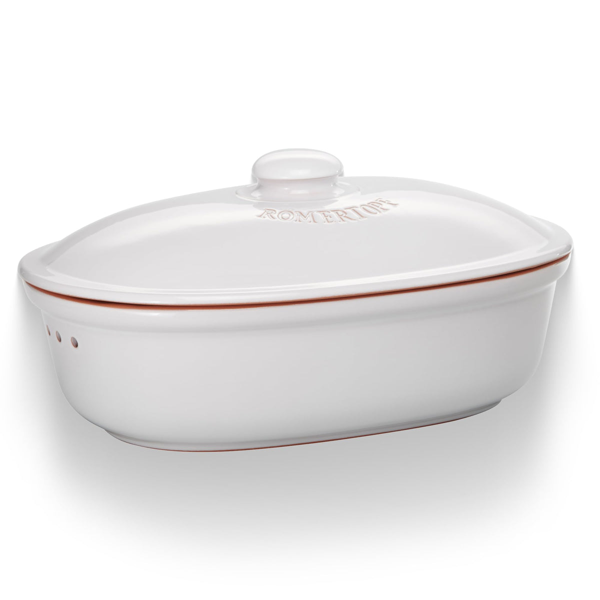 Rmertopf Oval Ceramic Bread Freshness Pot | Natural Ceramic - Ideal For Storing Bread And Pastries - 15.7''X11''X7.8'' - Terraco