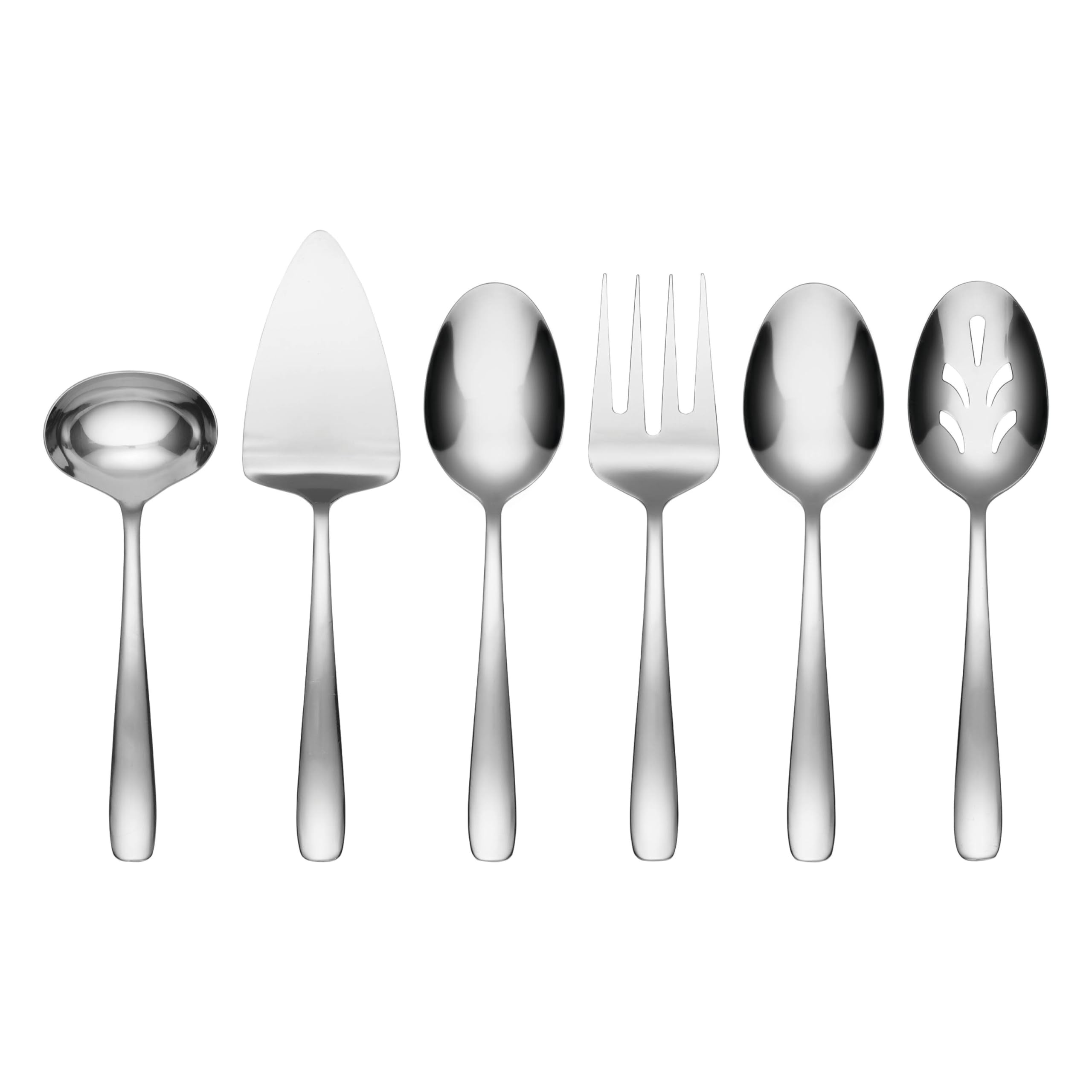 Cambridge Silversmiths Bourne Mirror Oversized 6 Piece Serving Set, Silver