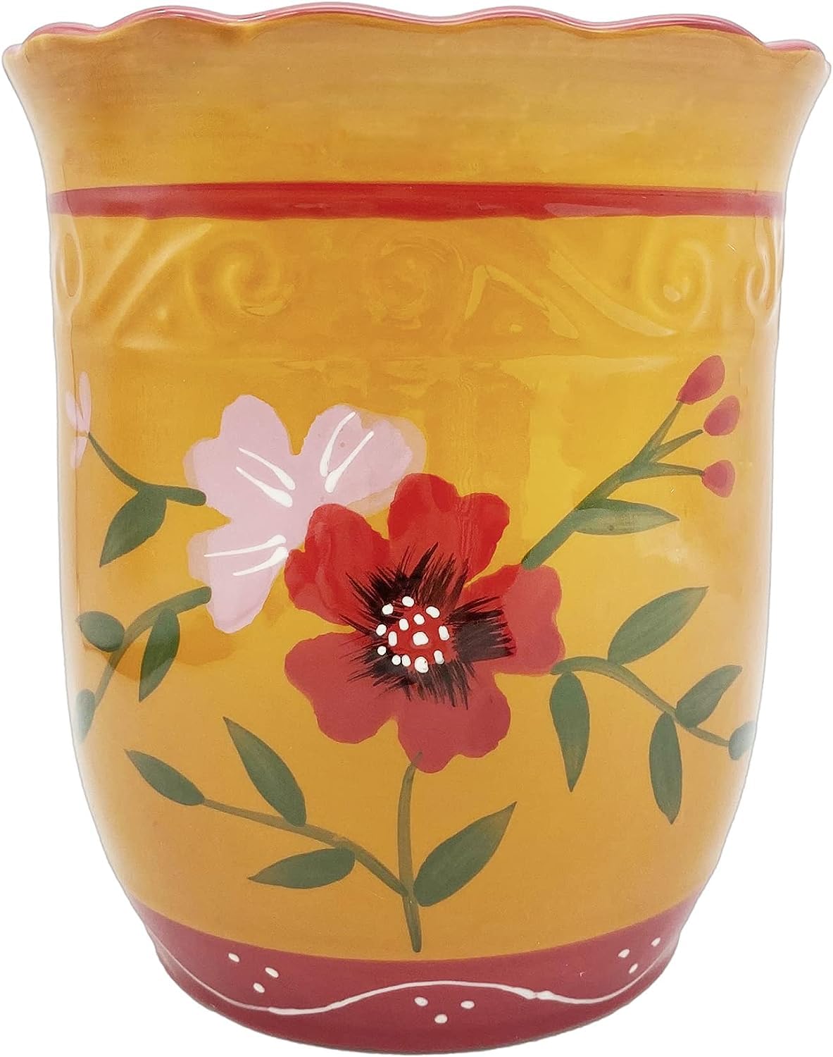 Ack Utensil Holder (Garden) Yellow