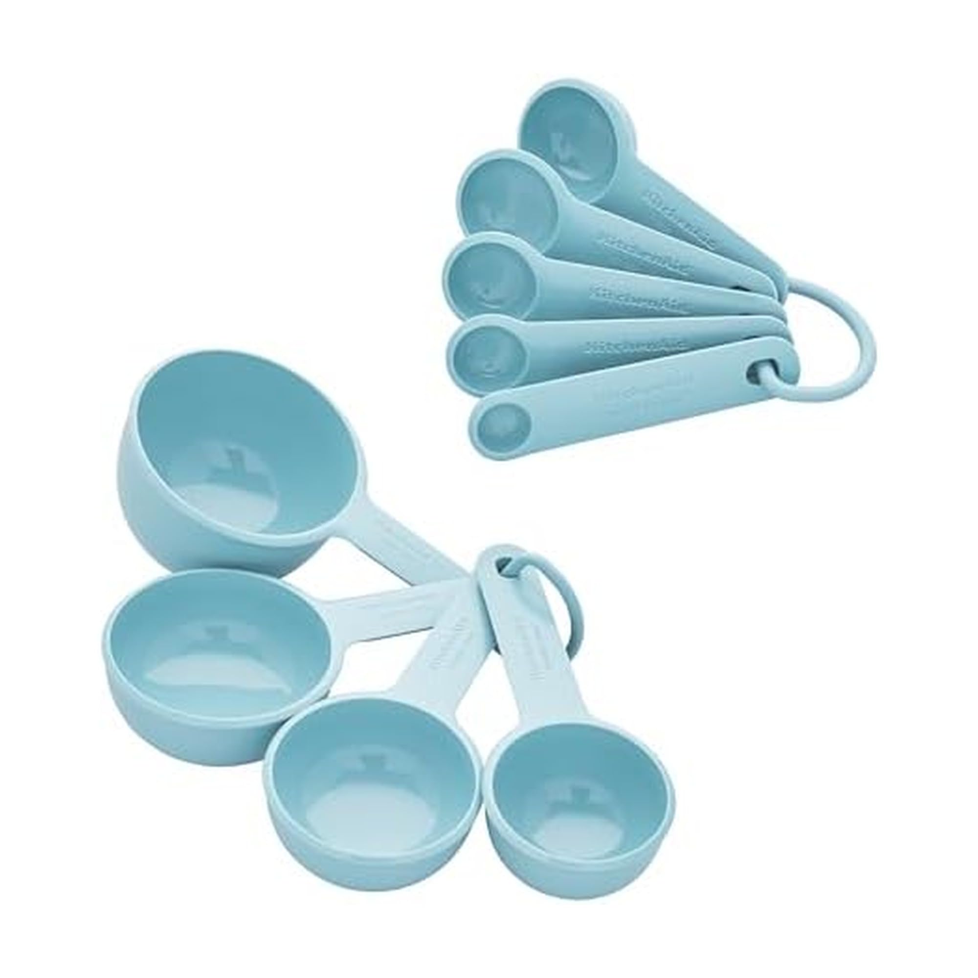 KitchenAid Measuring Cups and Spoon Set, Mineral Water, 9-Piece