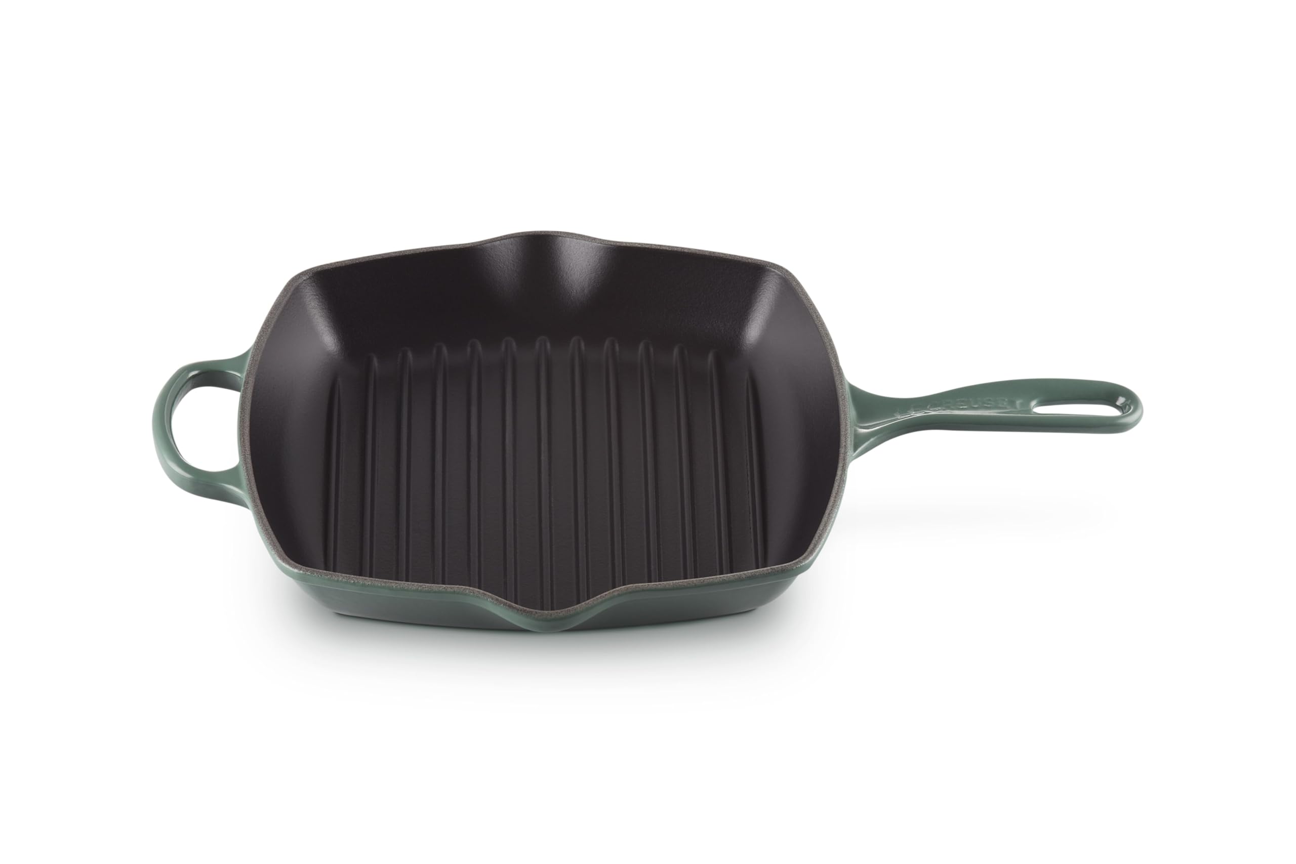 Le Creuset Signature Enamelled Cast Iron Grillit Frying Pan With Helper Handle and Two Pouring Lips, For All Hob Types and Ovens