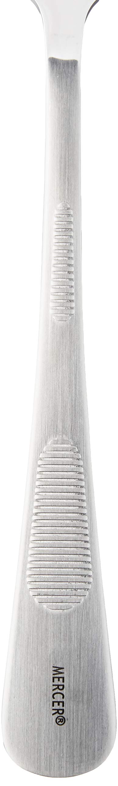 Mercer Culinary 18-8 Stainless Steel Plating Solid Spoon, 7-7/8 Inch,Silver