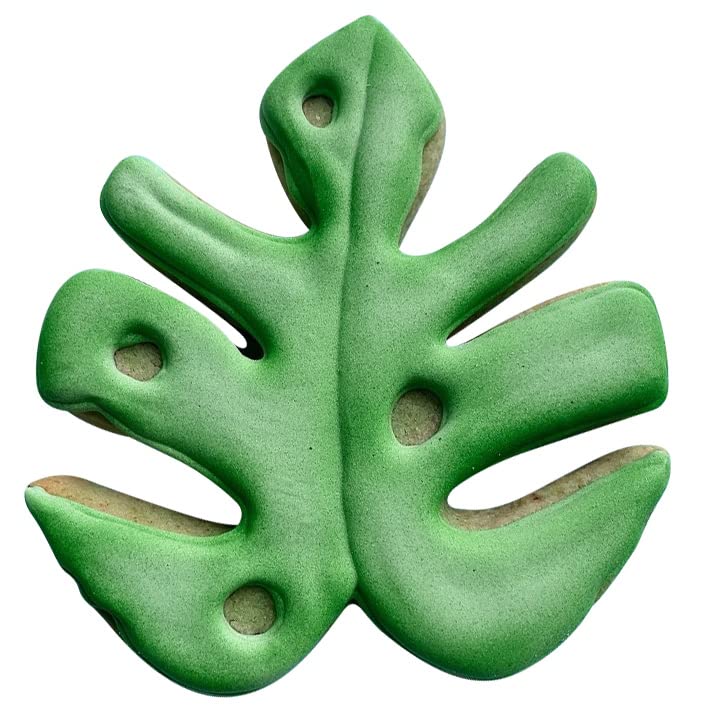 Liliao Tropical Leaf Cookie Cutter - 3.4 X 3.6 Inche - Stainless Steel