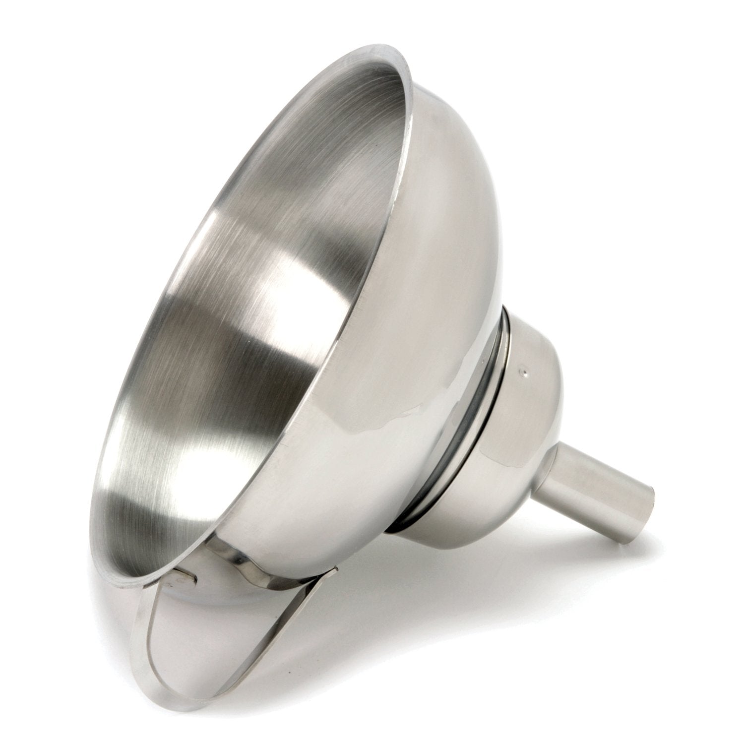 Norpro Stainless Steel Funnel With Removable Spout,Silver,5 Inch
