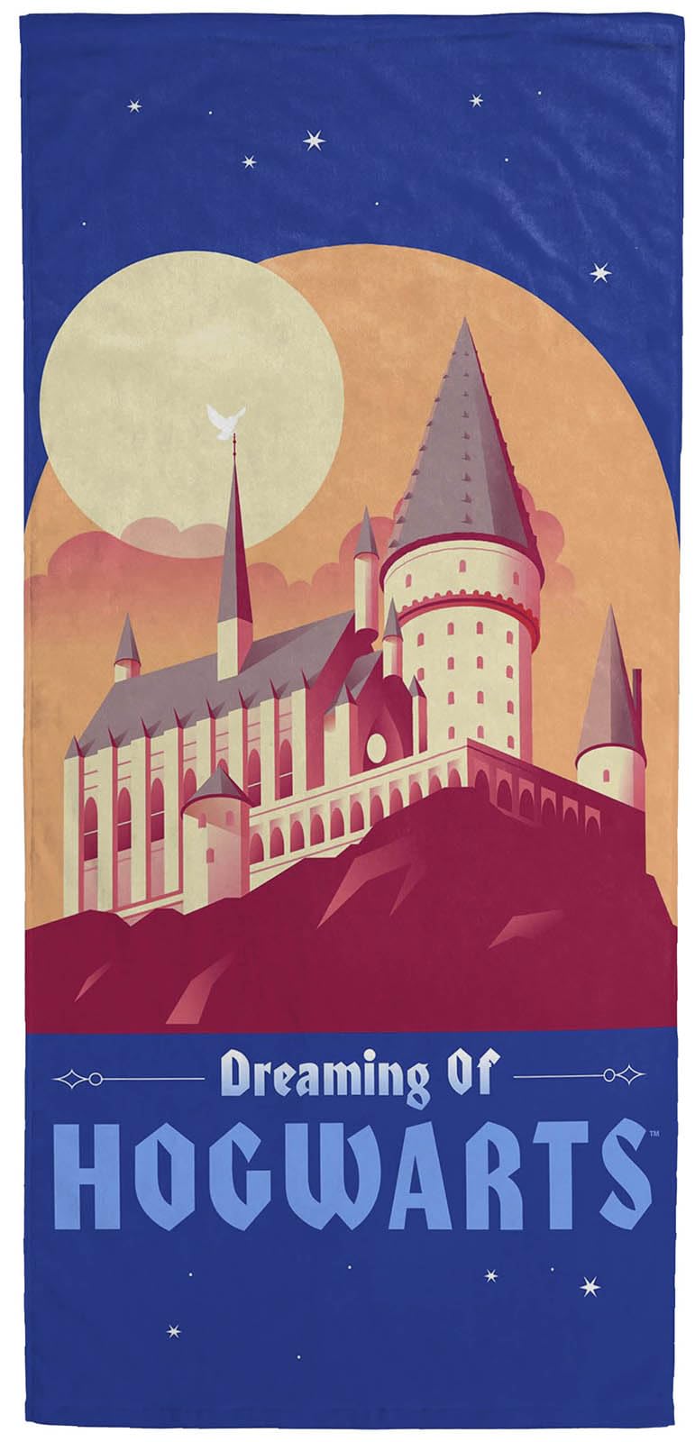 Jay Franco Harry Potter Hogwarts Castle Kids Bath Pool Beach Towel - Super Soft & Absorbent 100% Cotton Towel, Measures 28 X 58