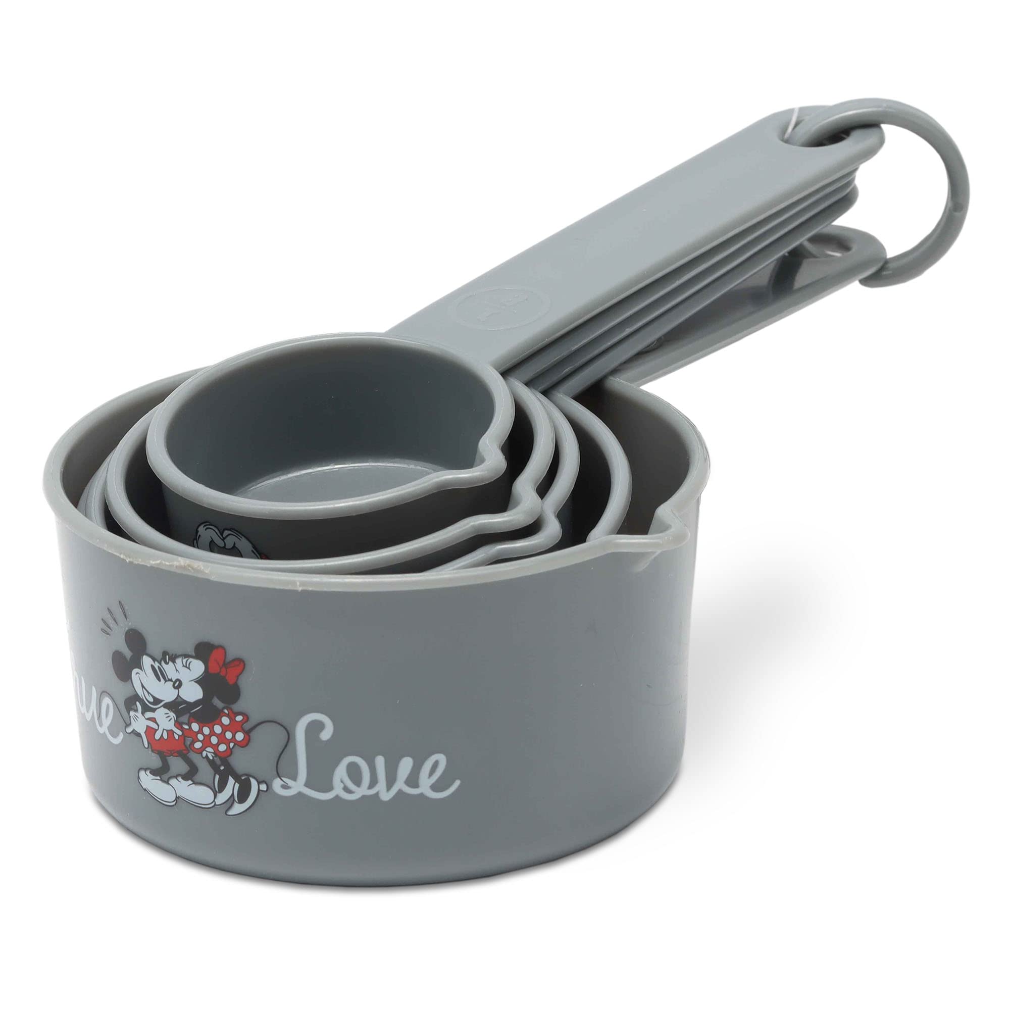Disney Mickey And Minnie Mouse Measuring Cups - Adorable Love Themed Mickey Mouse Measuring Cups For Kitchen