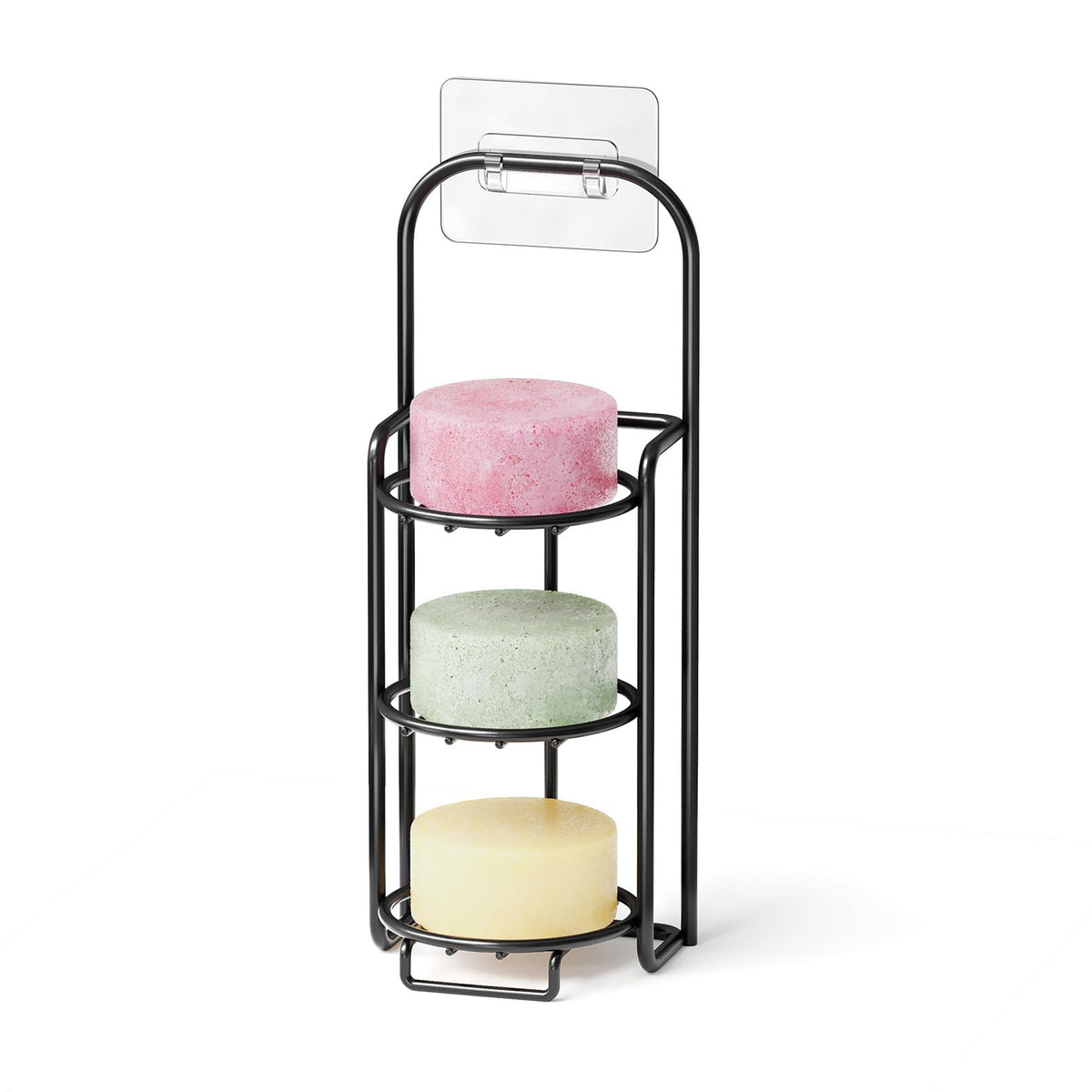Spaceaid 3 Tier Shampoo Bar Holder For Shower, Self Draining Soap Bar Holders Caddy For Bathroom Wall And Kitchen Sink, Shampoo