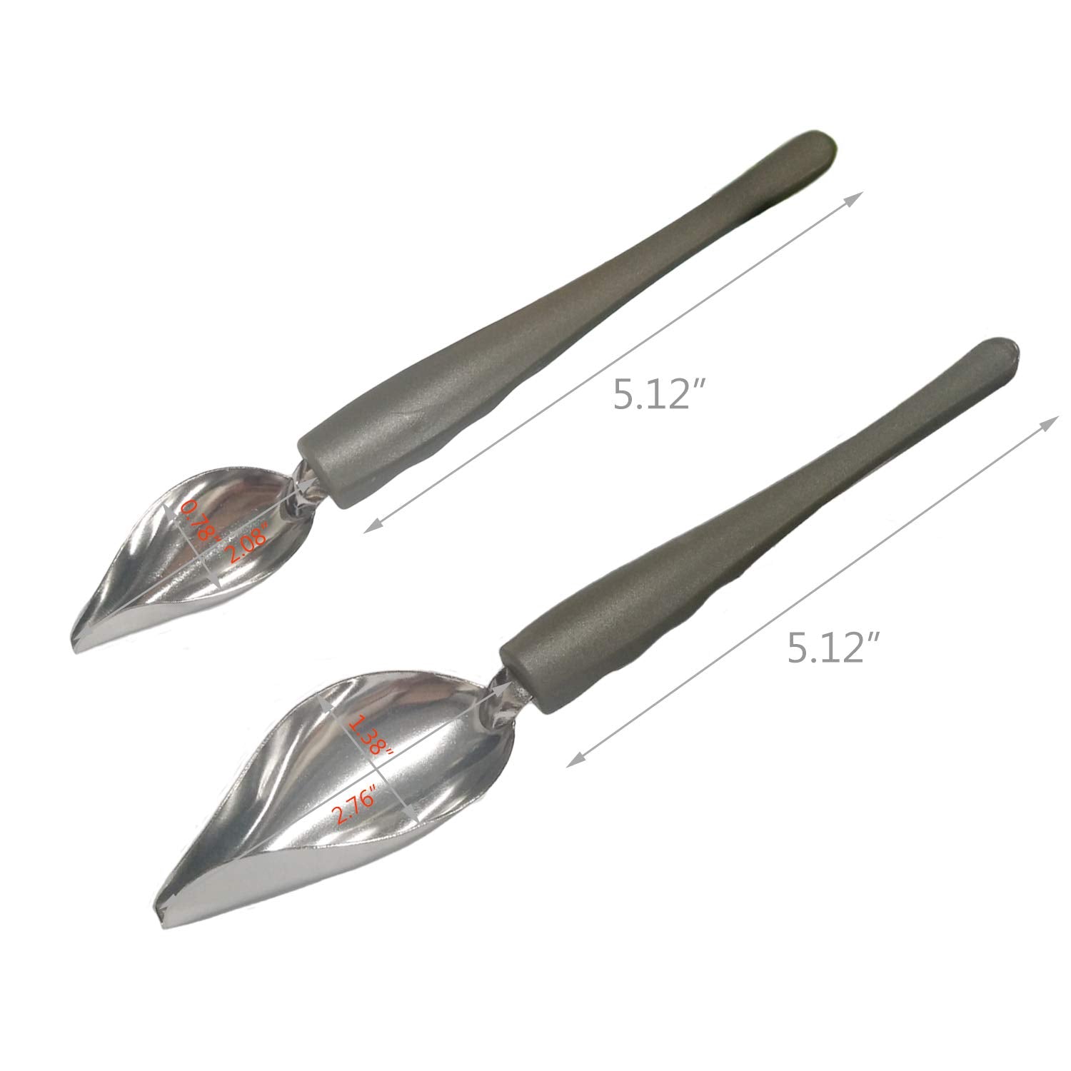 6 Candy Dipping Tools Chocolate Dipping Fork Spoons Set 2 Culinary Drawing Decorating Spoon Set,Stainless Steel Chef Art Pencil
