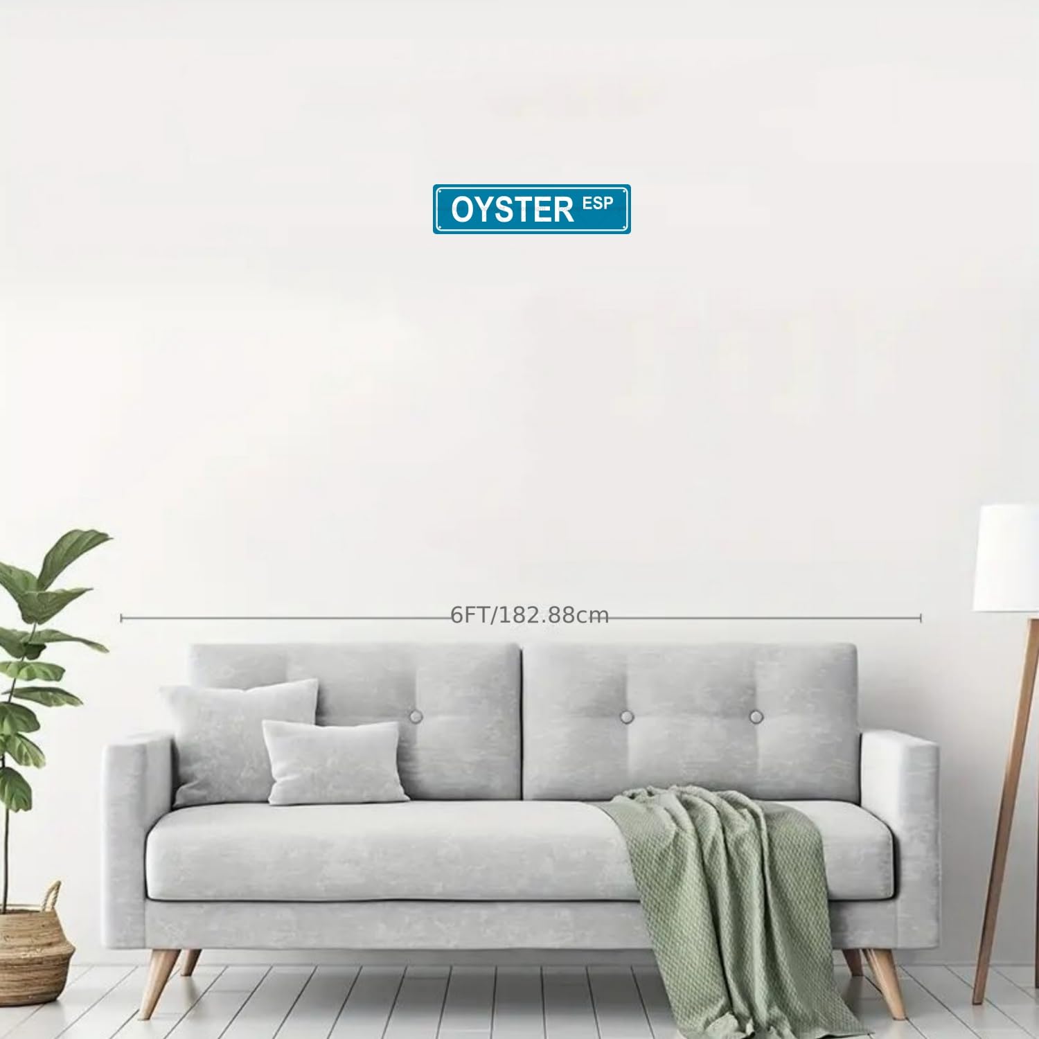 OYSTER ESP EATING Metal Tin Street Sign Bar Cafe Garage Cave Home Room Wall Bathroom Farmhouse Garden Porch Patio Decor, 16 x 4