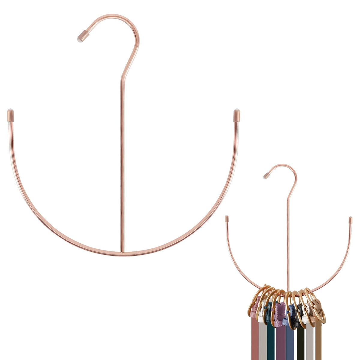 Zedodier Belt Hangers, Belt Rack 2 Pack Closet Accessories Organizers, Closet Organizer Hook Rack For Belt, Ties, Scarves, Camis