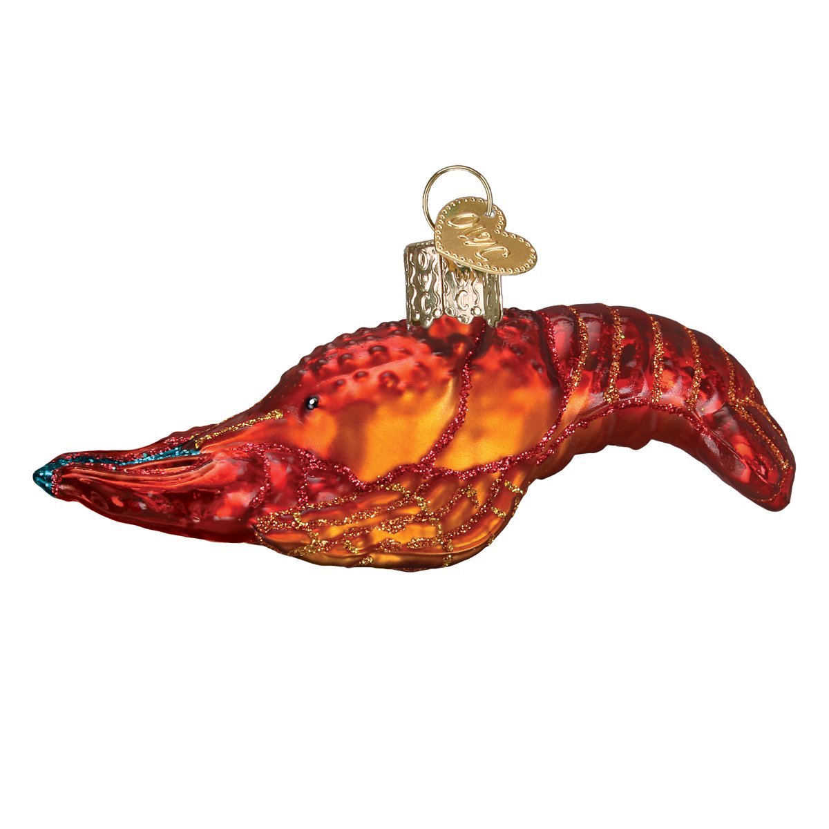 Old World Christmas Crab and Lobsters Glass Blown Ornaments for Christmas Tree Crawfish