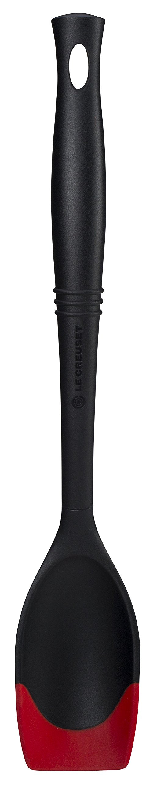 Le Creuset Revolution Bi-Material Saute Spoon, 13.5 x 2.5, Cerise