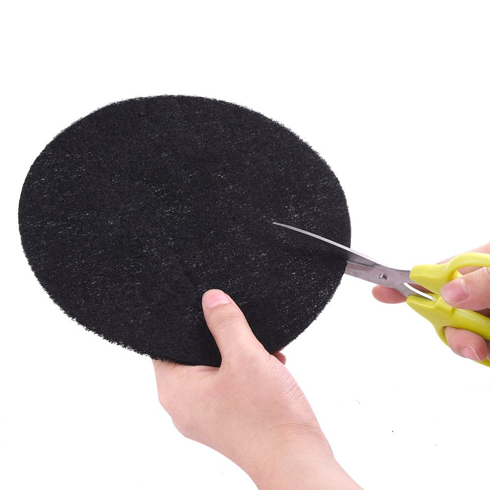 Kuuqa 8 Pieces Compost Bin Filters For Kitchen Compost Pail Replacement Charcoal Filters, 7.25 Inches Round