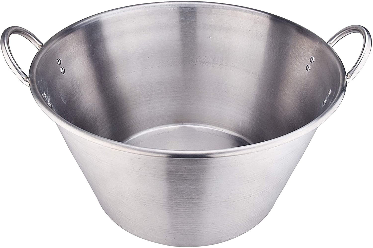 Aram Cazo Grande Para Carnitas Extra Large 25 in inch Stainless Steel Heavy Duty Acero Inoxidable Wok comal Fry