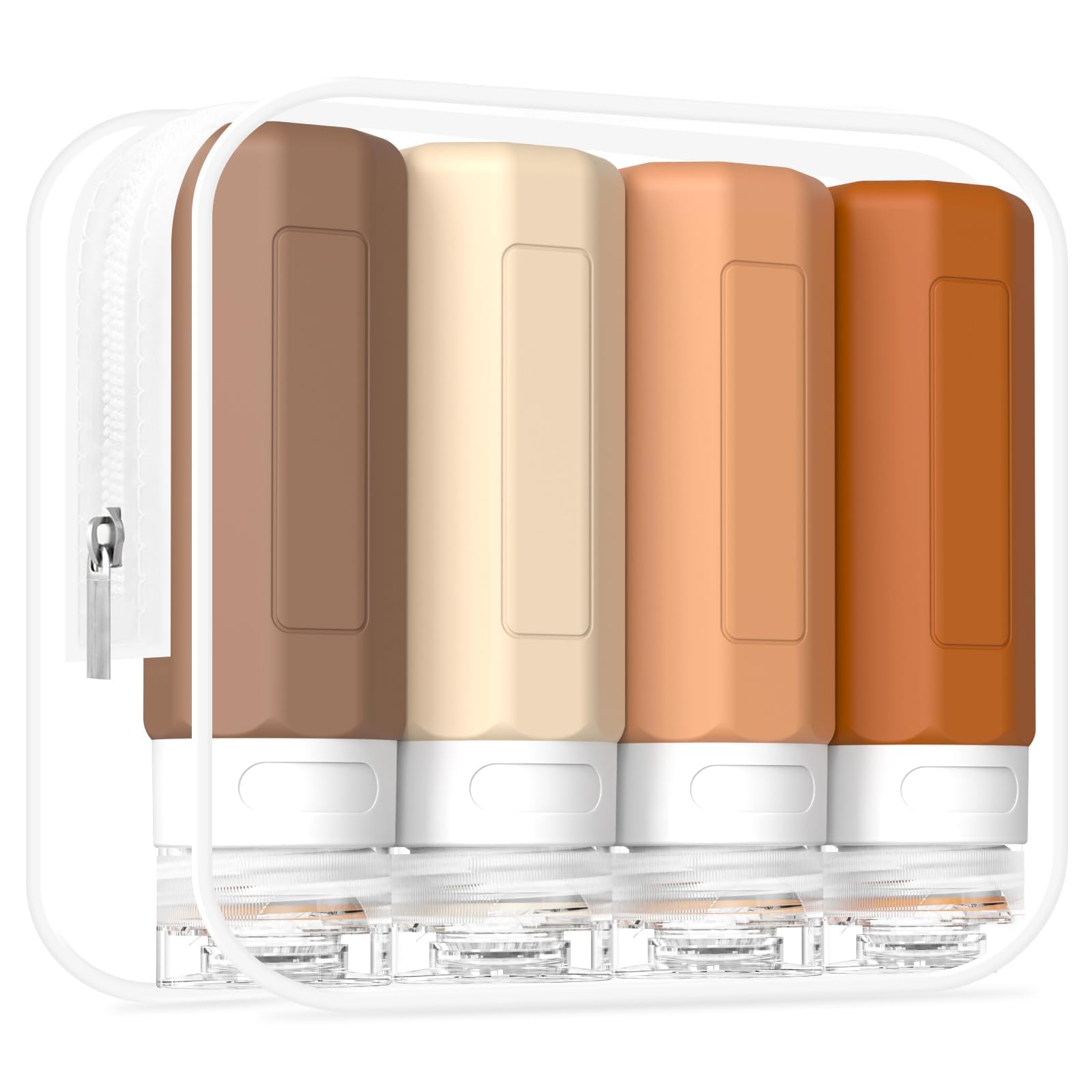 Redfly Travel Bottles For Toiletries, 3Oz Tsa Approved Travel Size Containers, Bpa Free Leak Proof Travel Containers For Toiletr