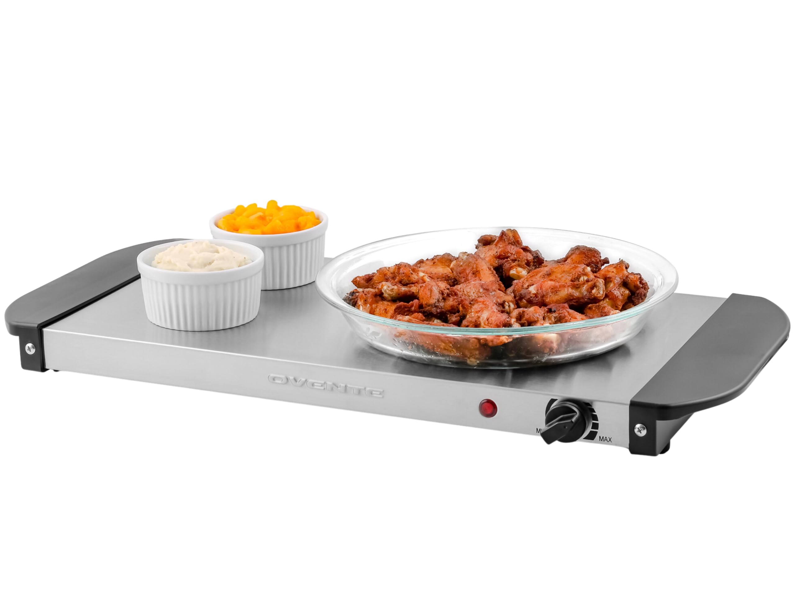 OVENTE Electric Warming Tray with Adjustable Temperature Control Perfect for Buffets, Restaurants, House Parties, Events & Dinne