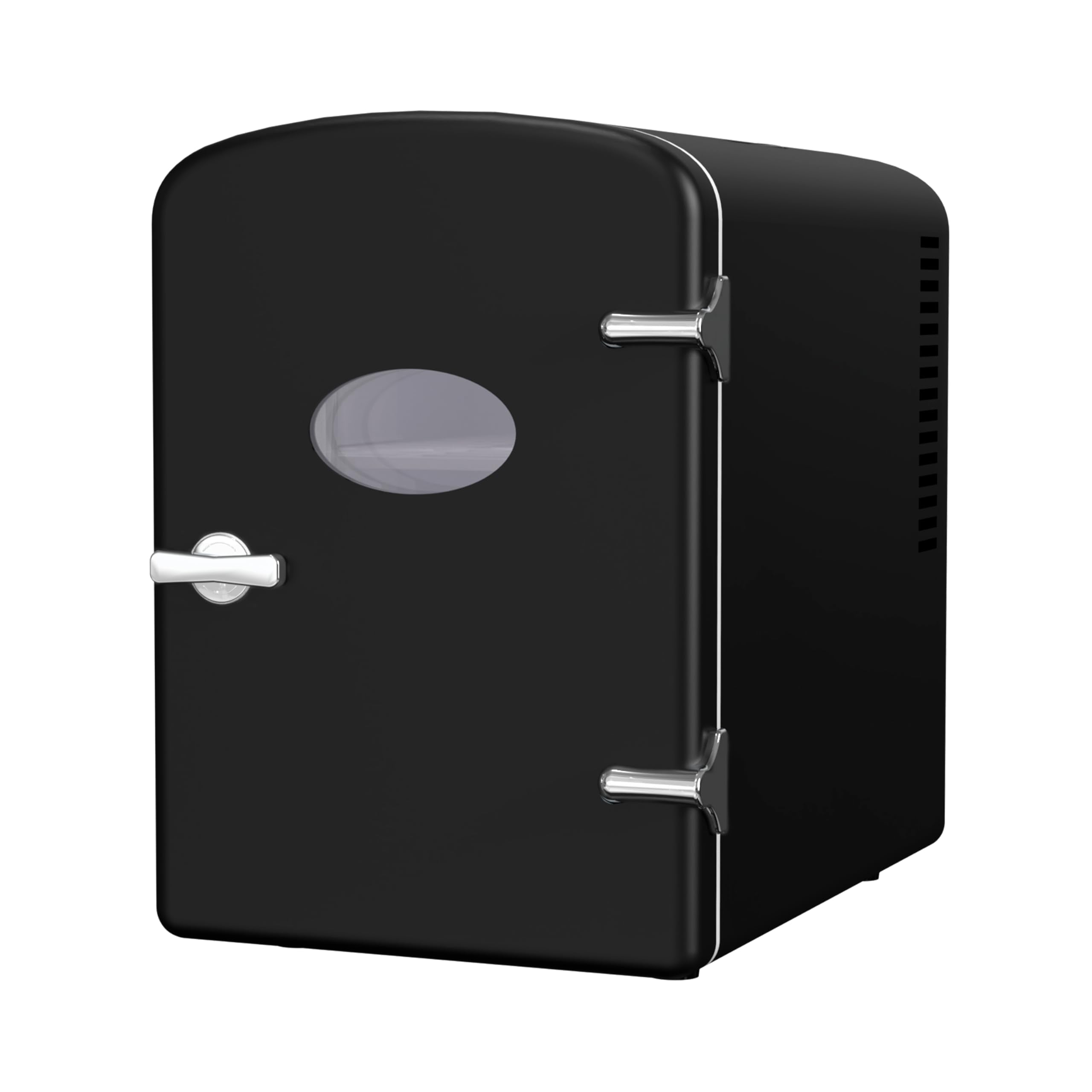 Simple Deluxe 6 Can Mini Observation, Compact Freon-Free Small Refrigerator, Portable Cooler & Warmer Fridge for Skincare, 4L wi