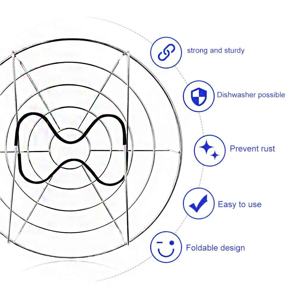 Canning Rack With Heat Resistant Silicone Handles,Stainless Steel Canning Jar Rack Canner Rack Canning Rack Canning Tongs For Re