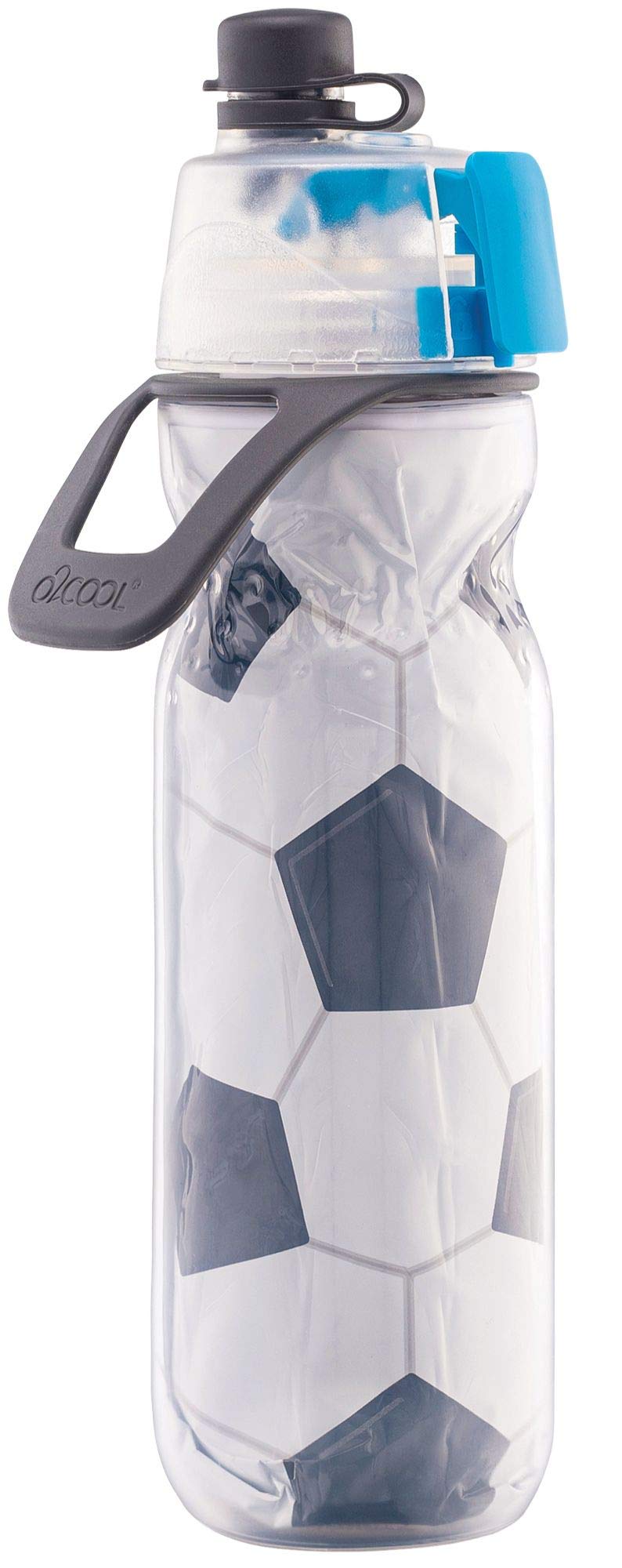 O2Cool Insulated Mist N' Sip Water Bottle - 20 Oz, Soccer (Hmldp07)