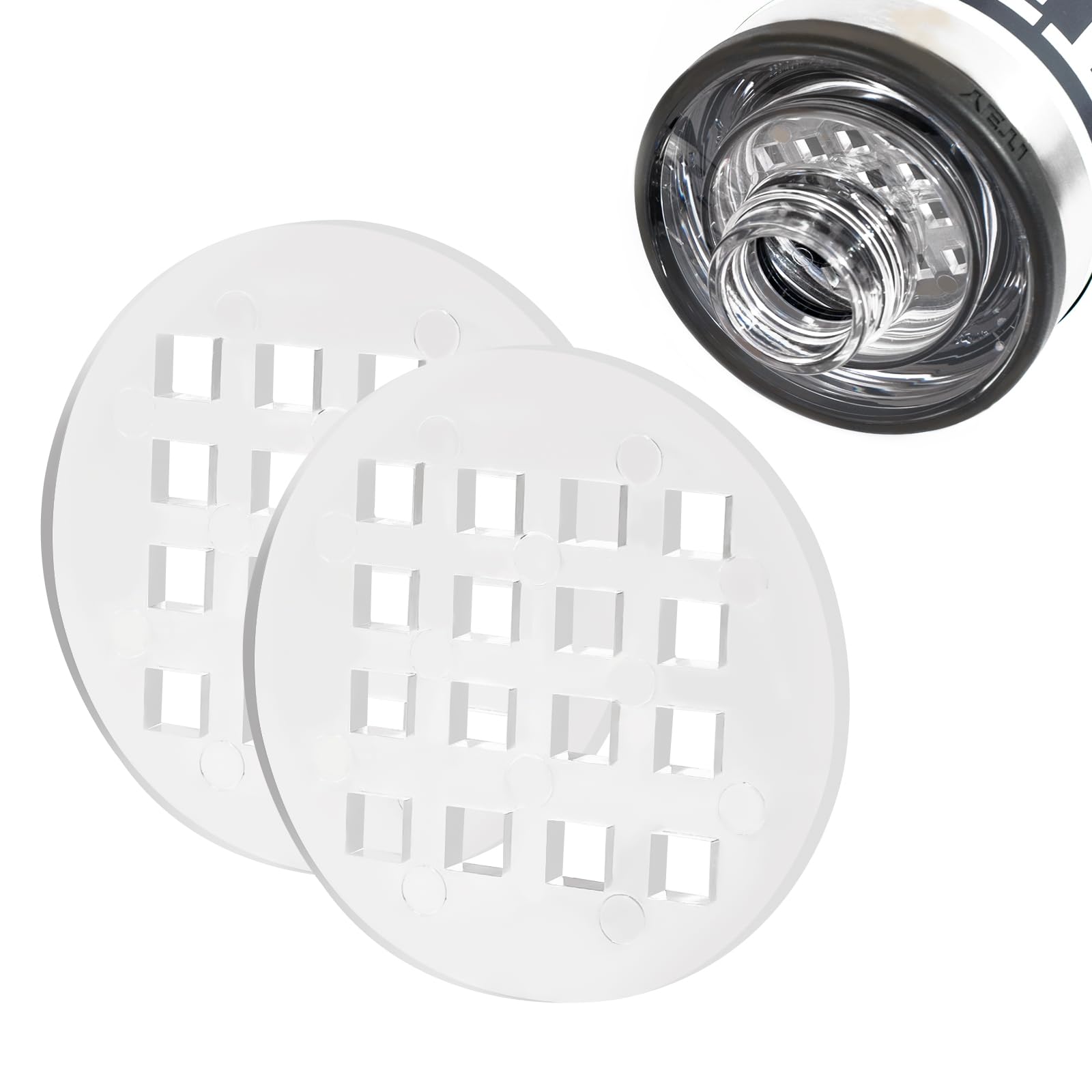 Nitakou Ice Blocker For Yeti Rambler Bottle Chug Cap Tumbler-Ice Gate Prevent Cubed Fruit Or Crushed Ice During A Drink Fits 18,